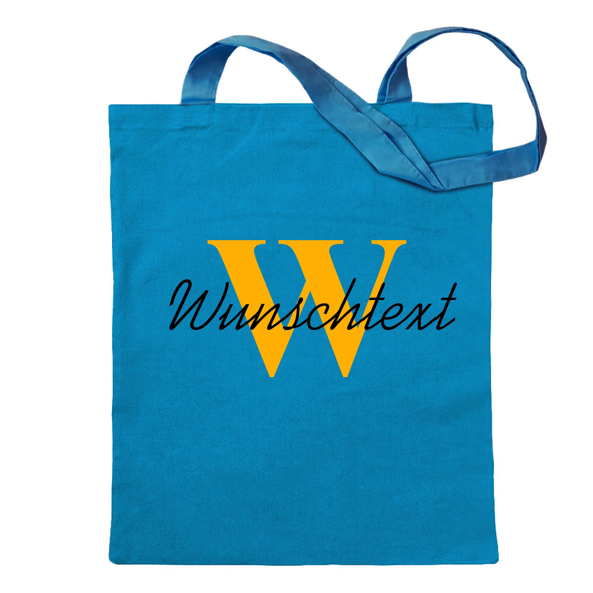 Personalisierter Stoffbeutel - mit Initial und Name - Strandtasche - Einkaufsta - Picture 15 of 91