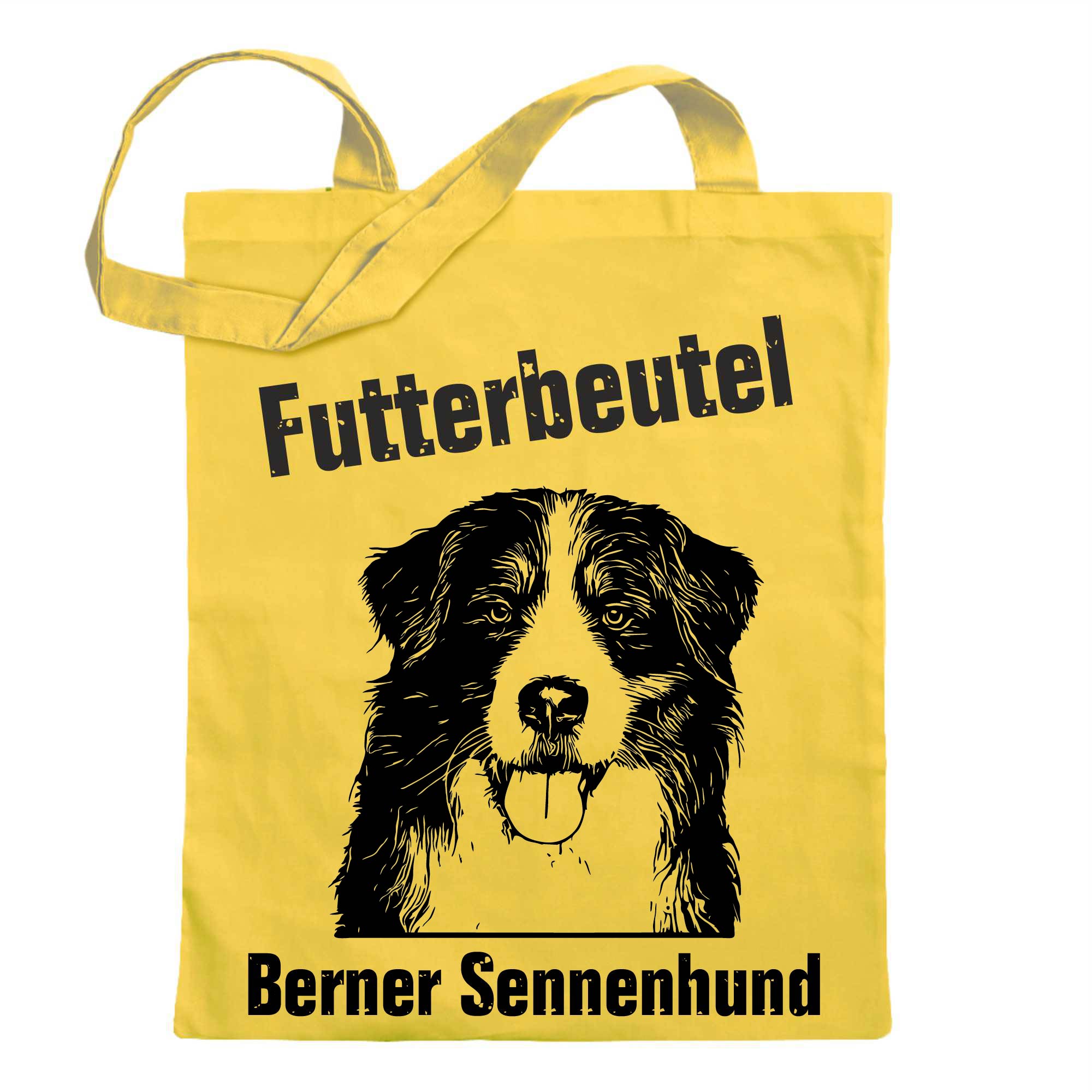Futterbeutel - Berner Sennenhund - Einkaufsbeutel mit Motiv Hund - Jutebeutel b - Picture 15 of 91