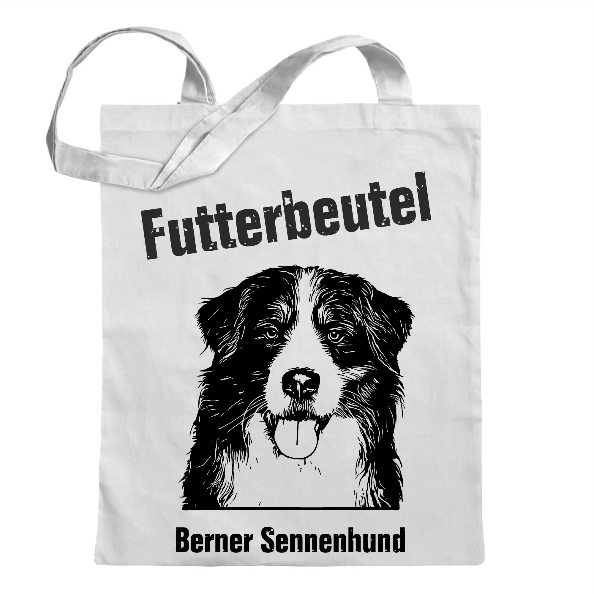 Futterbeutel - Berner Sennenhund - Einkaufsbeutel mit Motiv Hund - Jutebeutel b - Picture 85 of 91