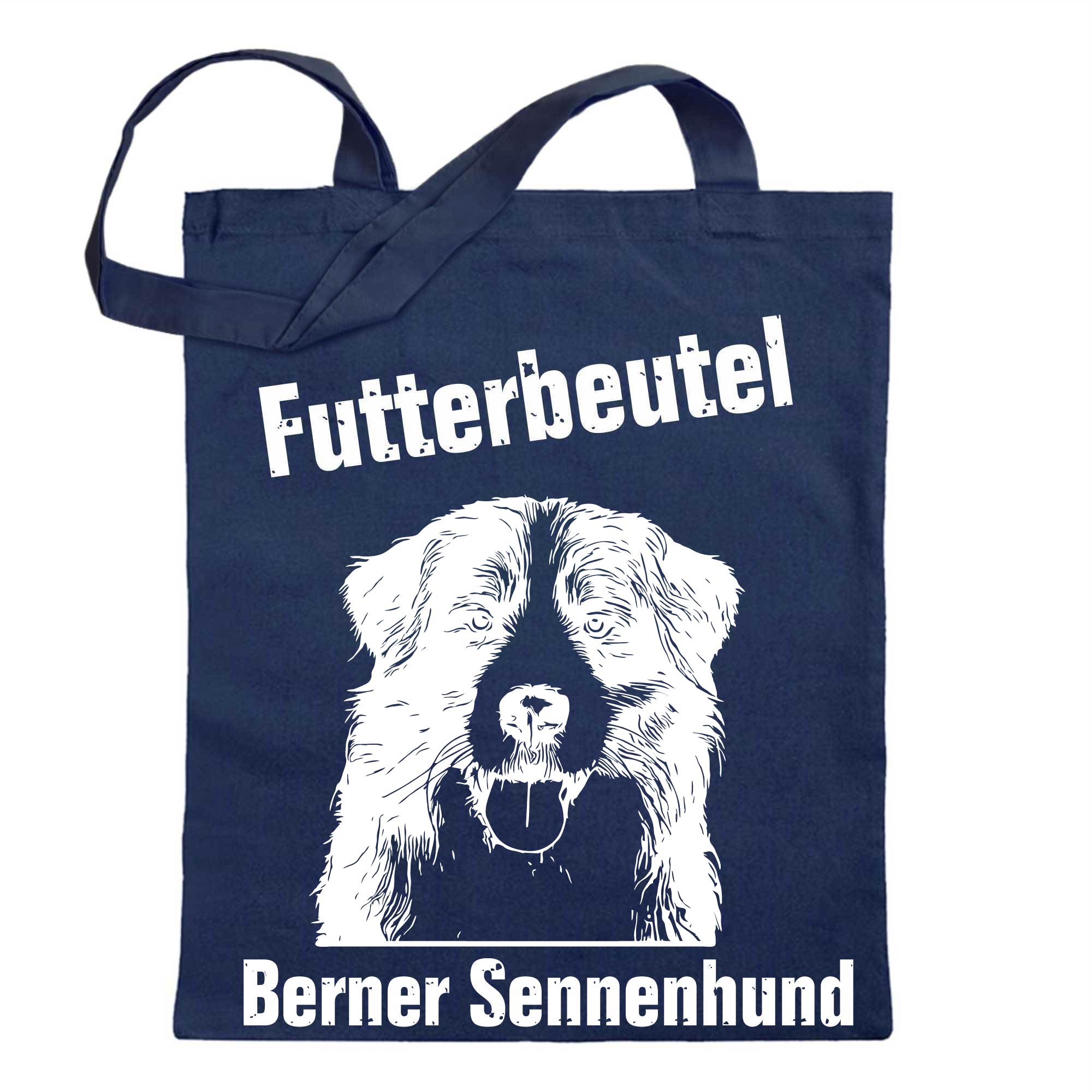 Futterbeutel - Berner Sennenhund - Einkaufsbeutel mit Motiv Hund - Jutebeutel b - Picture 8 of 91