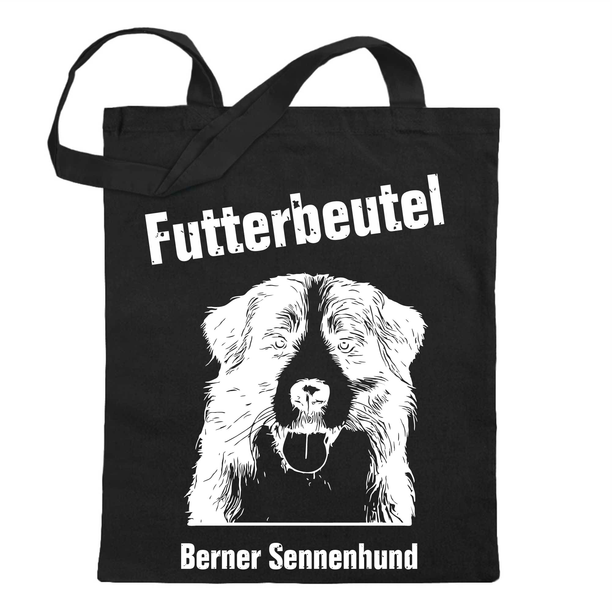 Futterbeutel - Berner Sennenhund - Einkaufsbeutel mit Motiv Hund - Jutebeutel b - Picture 64 of 91