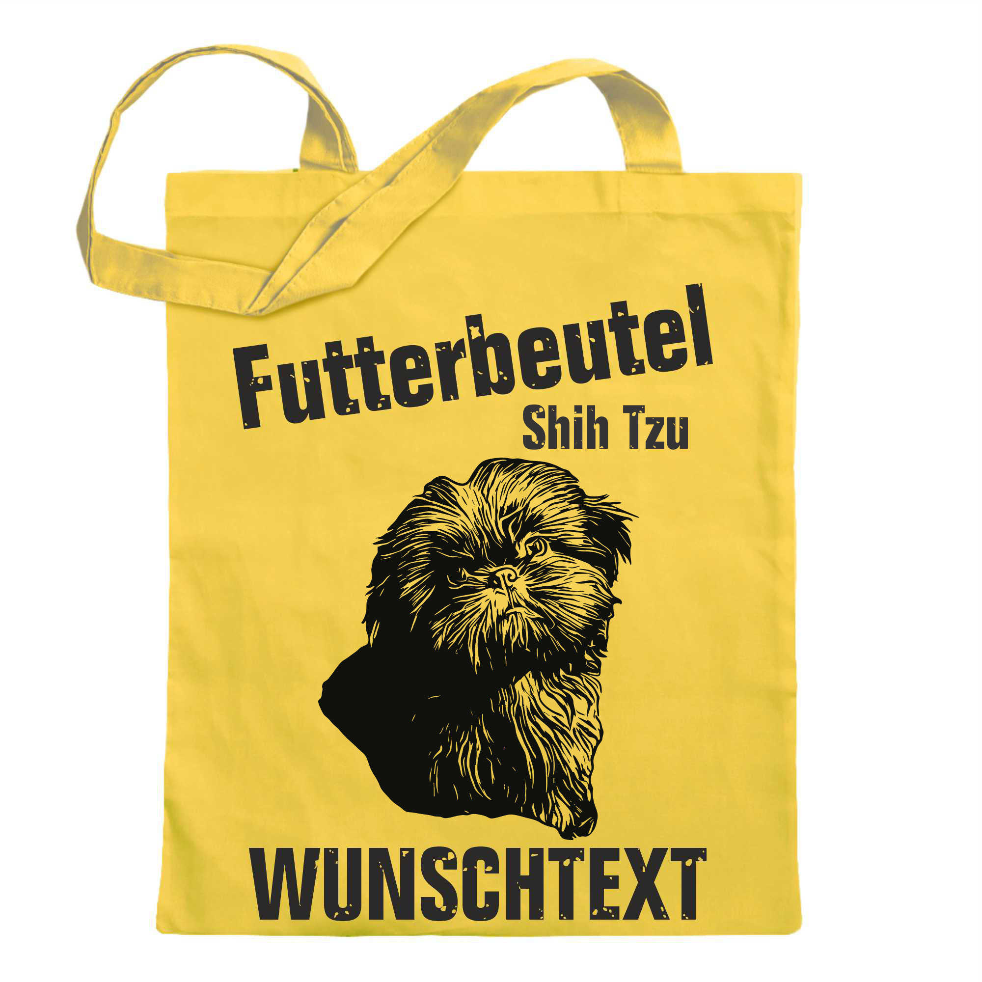 Futterbeutel - Shih Tzu - Einkaufsbeutel Wunschtext mit Motiv Hund - Jutebeutel - Picture 15 of 91