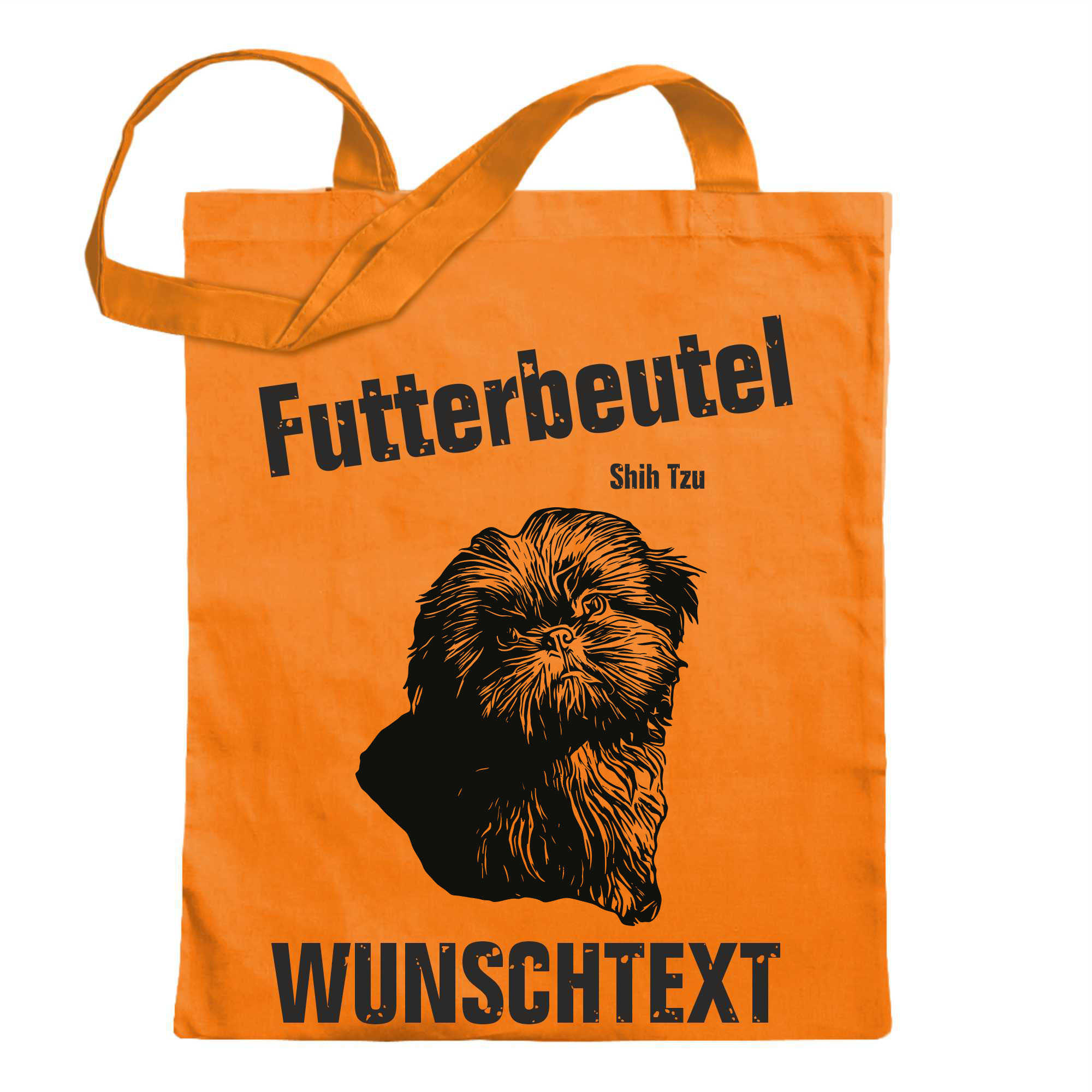 Futterbeutel - Shih Tzu - Einkaufsbeutel Wunschtext mit Motiv Hund - Jutebeutel - Picture 36 of 91