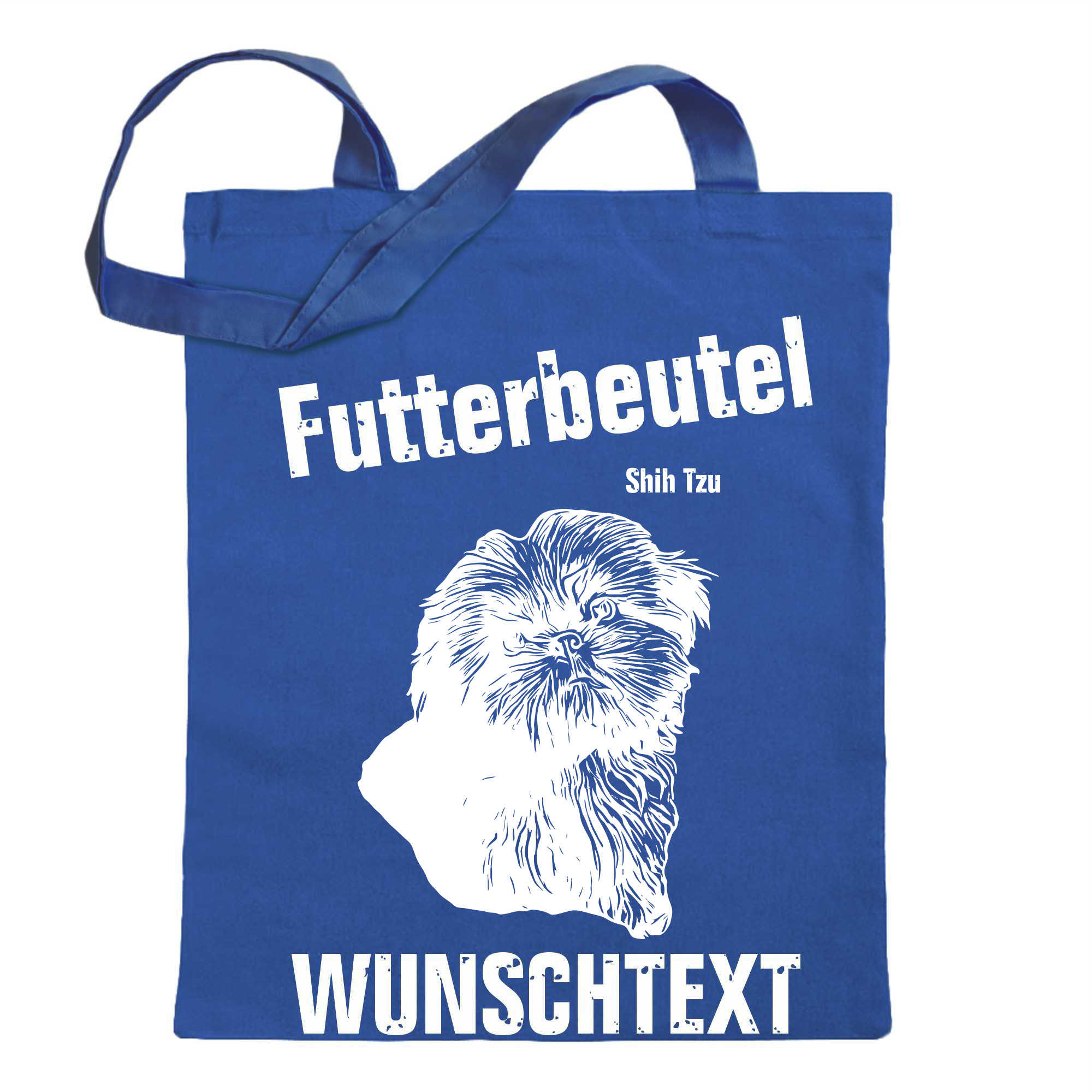 Futterbeutel - Shih Tzu - Einkaufsbeutel Wunschtext mit Motiv Hund - Jutebeutel - Picture 57 of 91