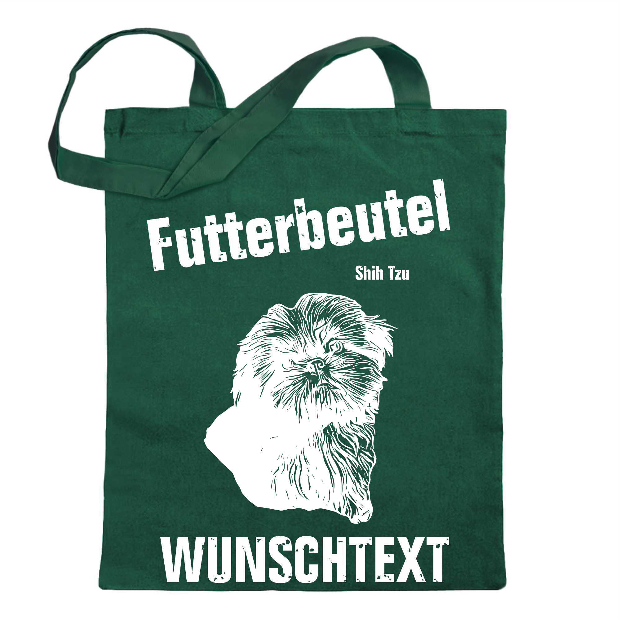 Futterbeutel - Shih Tzu - Einkaufsbeutel Wunschtext mit Motiv Hund - Jutebeutel - Picture 78 of 91