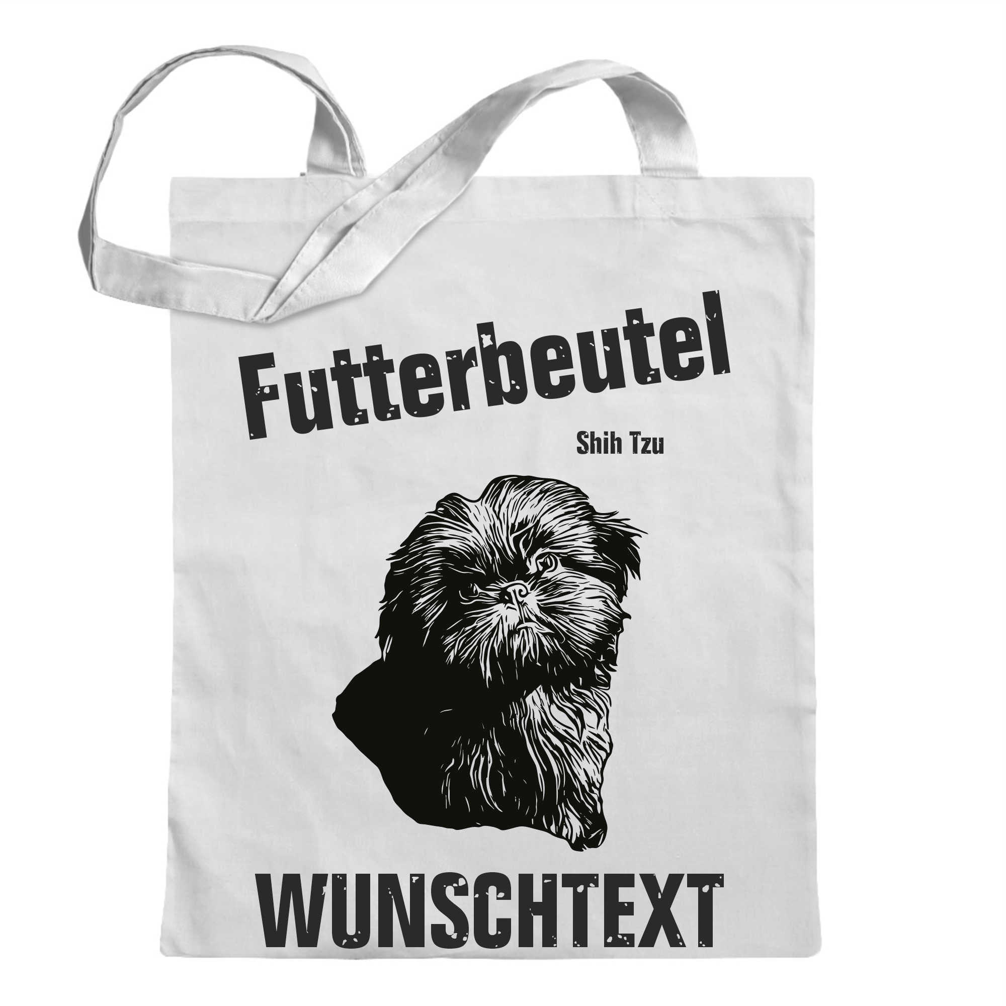 Futterbeutel - Shih Tzu - Einkaufsbeutel Wunschtext mit Motiv Hund - Jutebeutel - Picture 85 of 91
