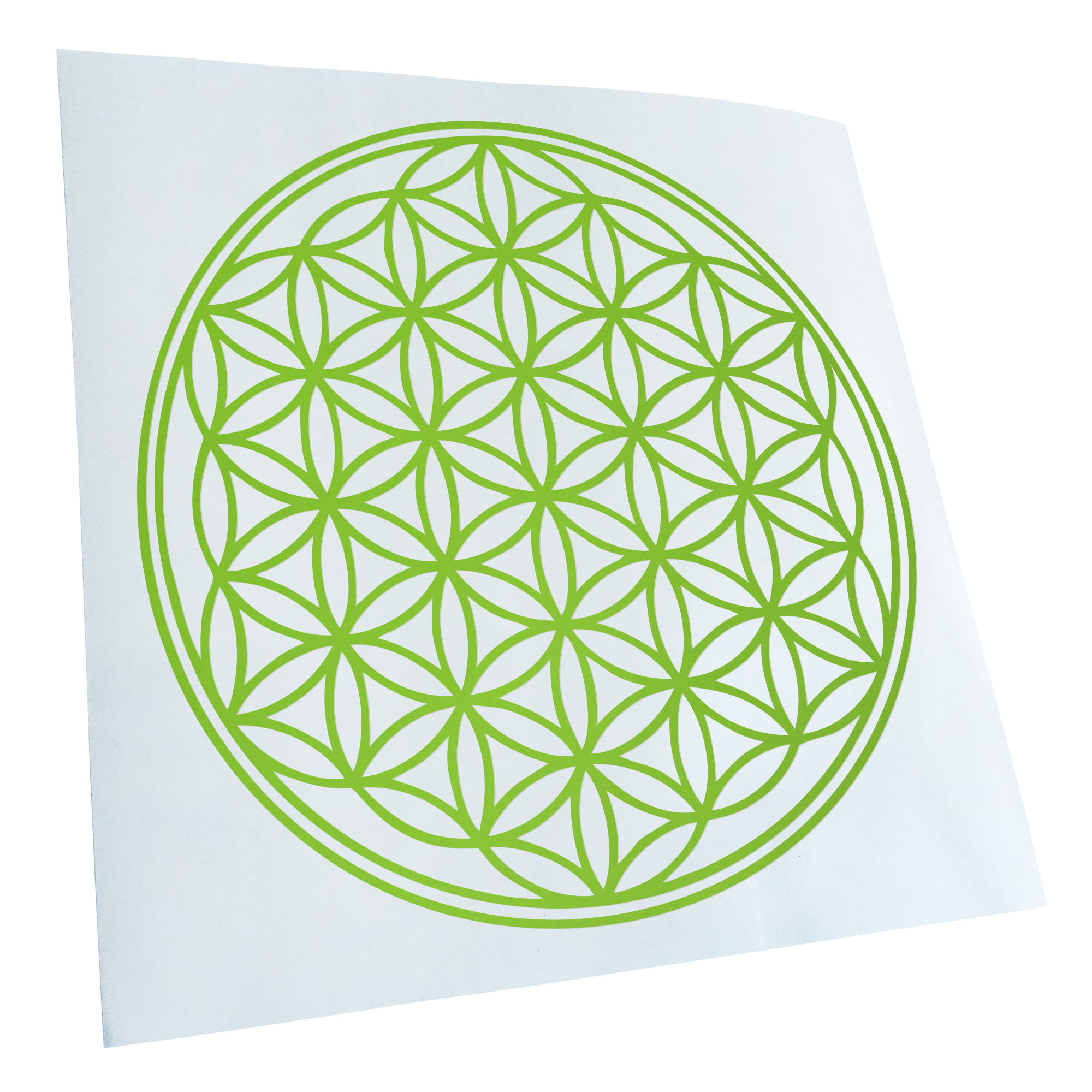 Autoaufkleber Blume des Lebens Baum Selbstklebend Fahrrad LKW - Picture 120 of 182