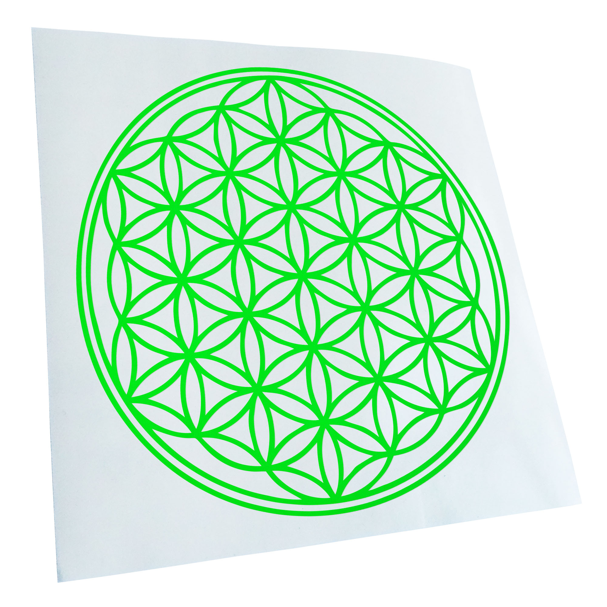 Autoaufkleber Blume des Lebens Baum Selbstklebend Fahrrad LKW - Picture 127 of 182