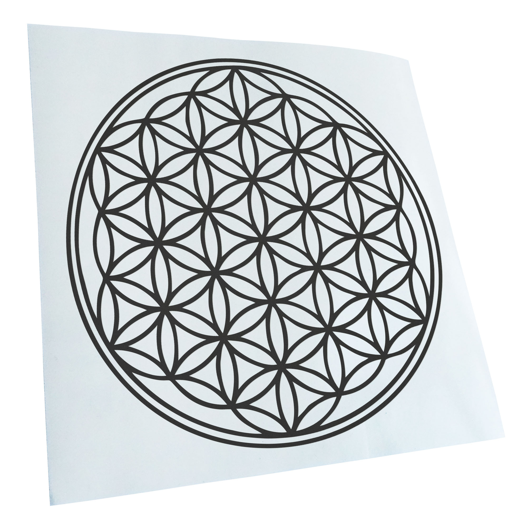 Autoaufkleber Blume des Lebens Baum Selbstklebend Fahrrad LKW - Picture 148 of 182