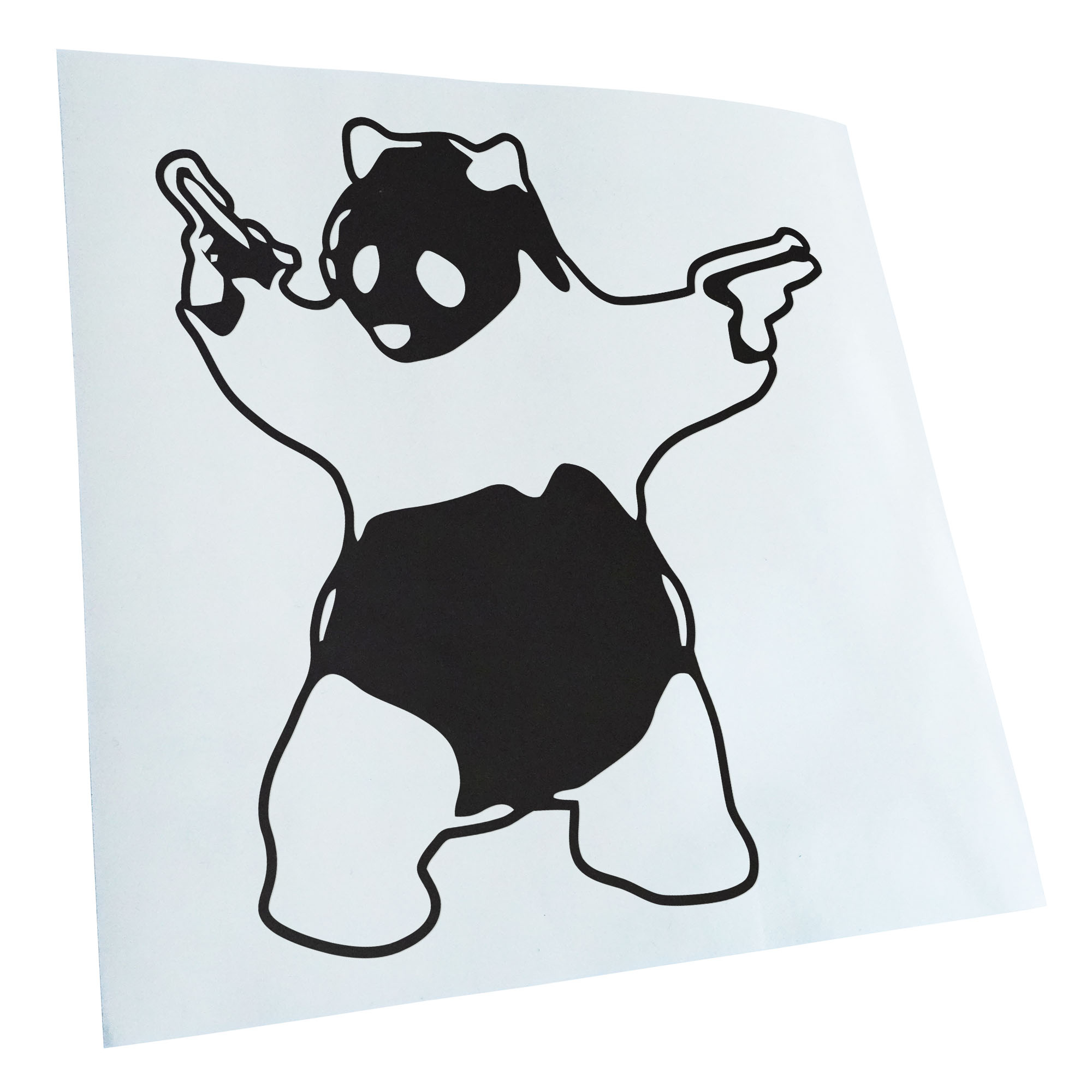 Autoaufkleber Panda with Guns Selbstklebend Fahrrad LKW - Picture 15 of 182