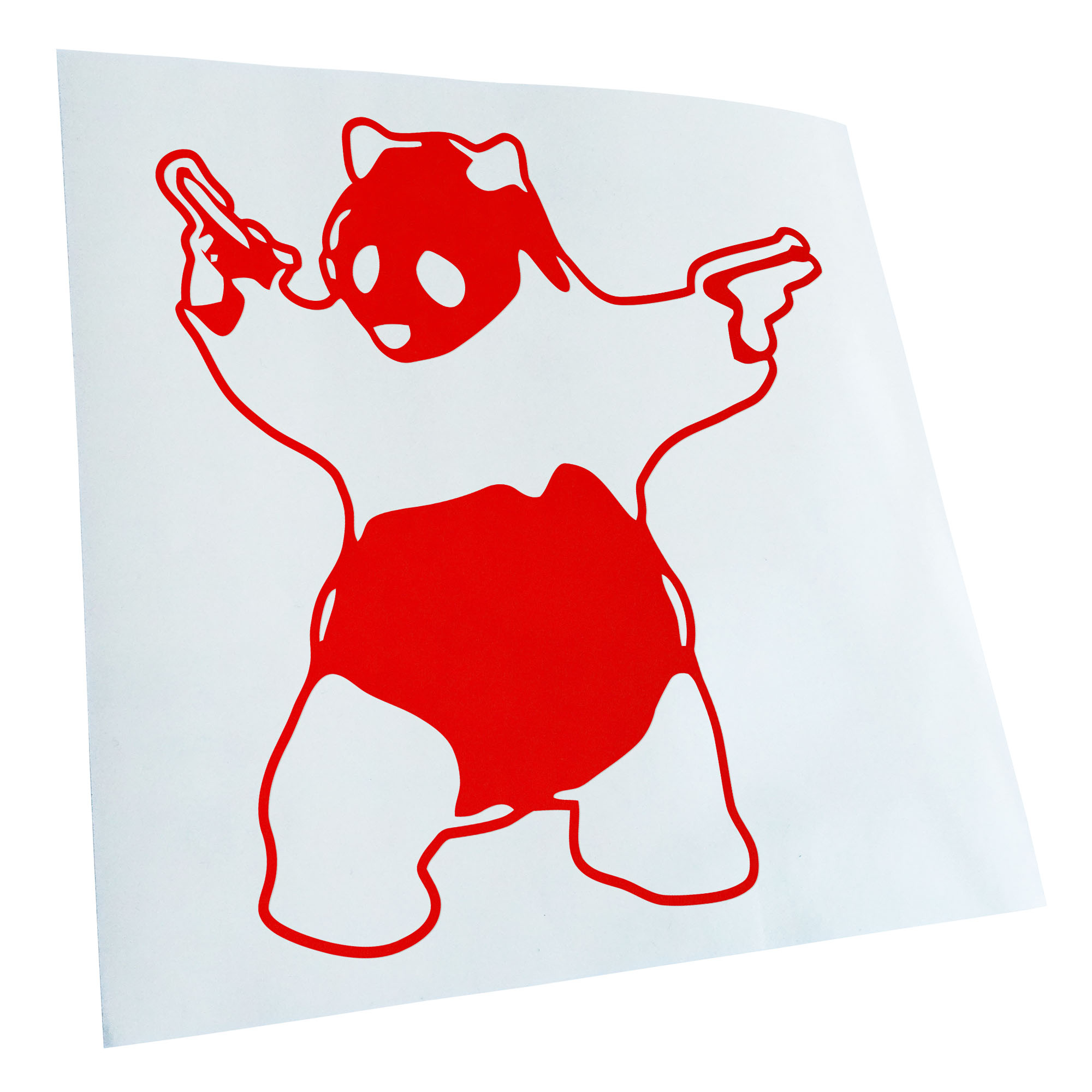 Autoaufkleber Panda with Guns Selbstklebend Fahrrad LKW - Picture 50 of 182