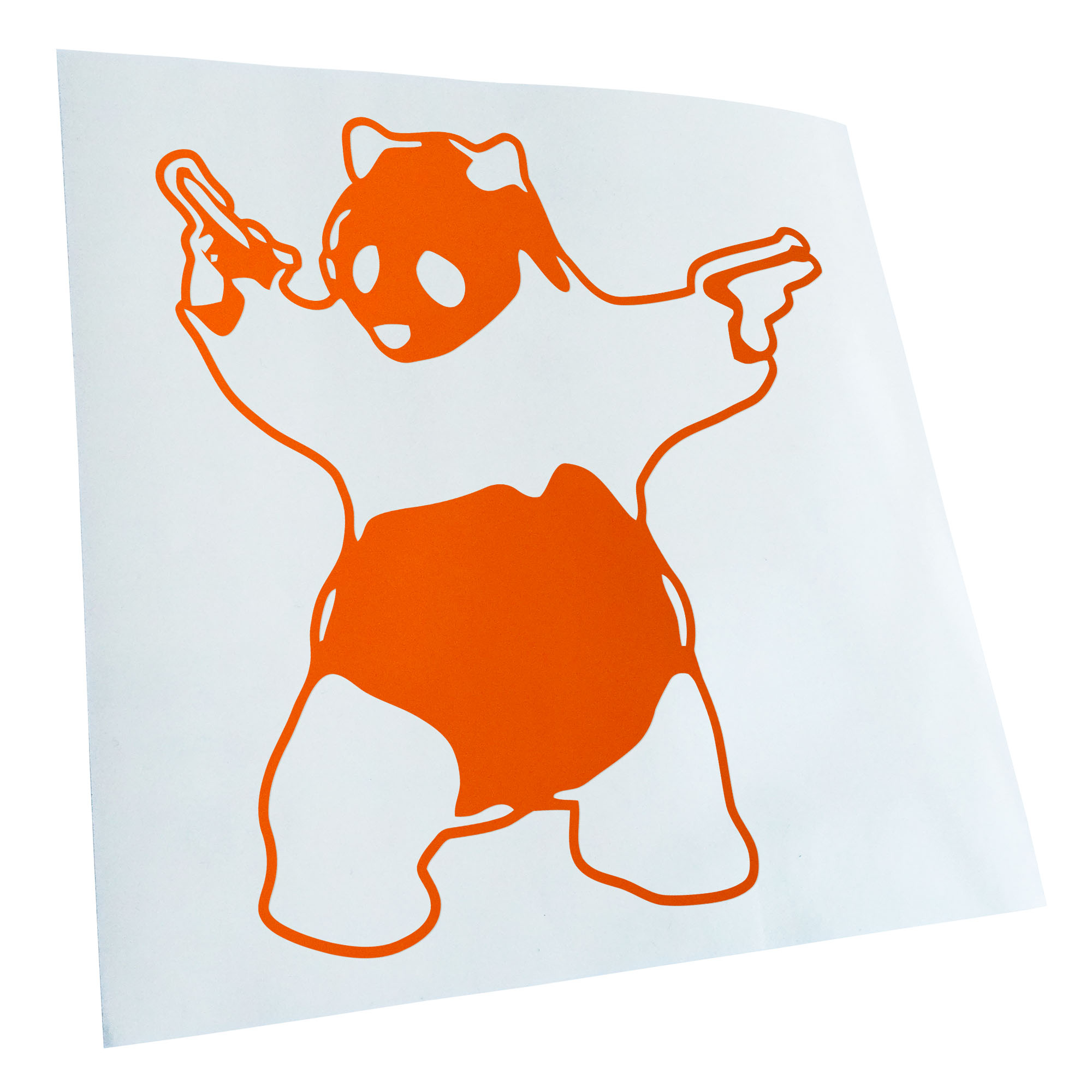 Autoaufkleber Panda with Guns Selbstklebend Fahrrad LKW - Picture 57 of 182