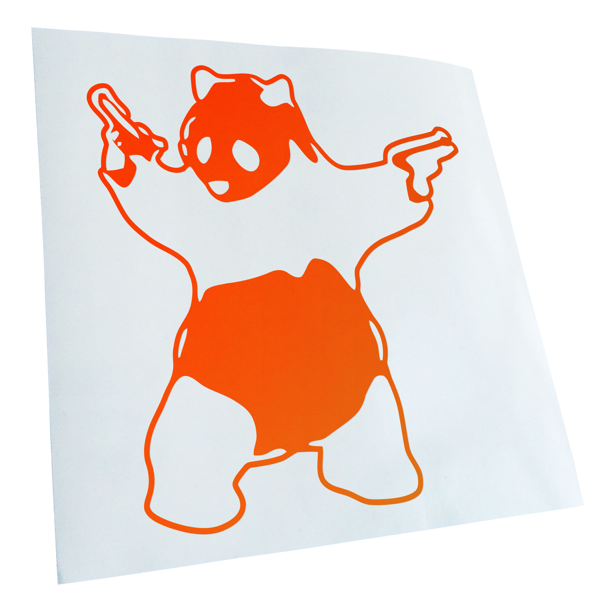 Autoaufkleber Panda with Guns Selbstklebend Fahrrad LKW - Picture 64 of 182