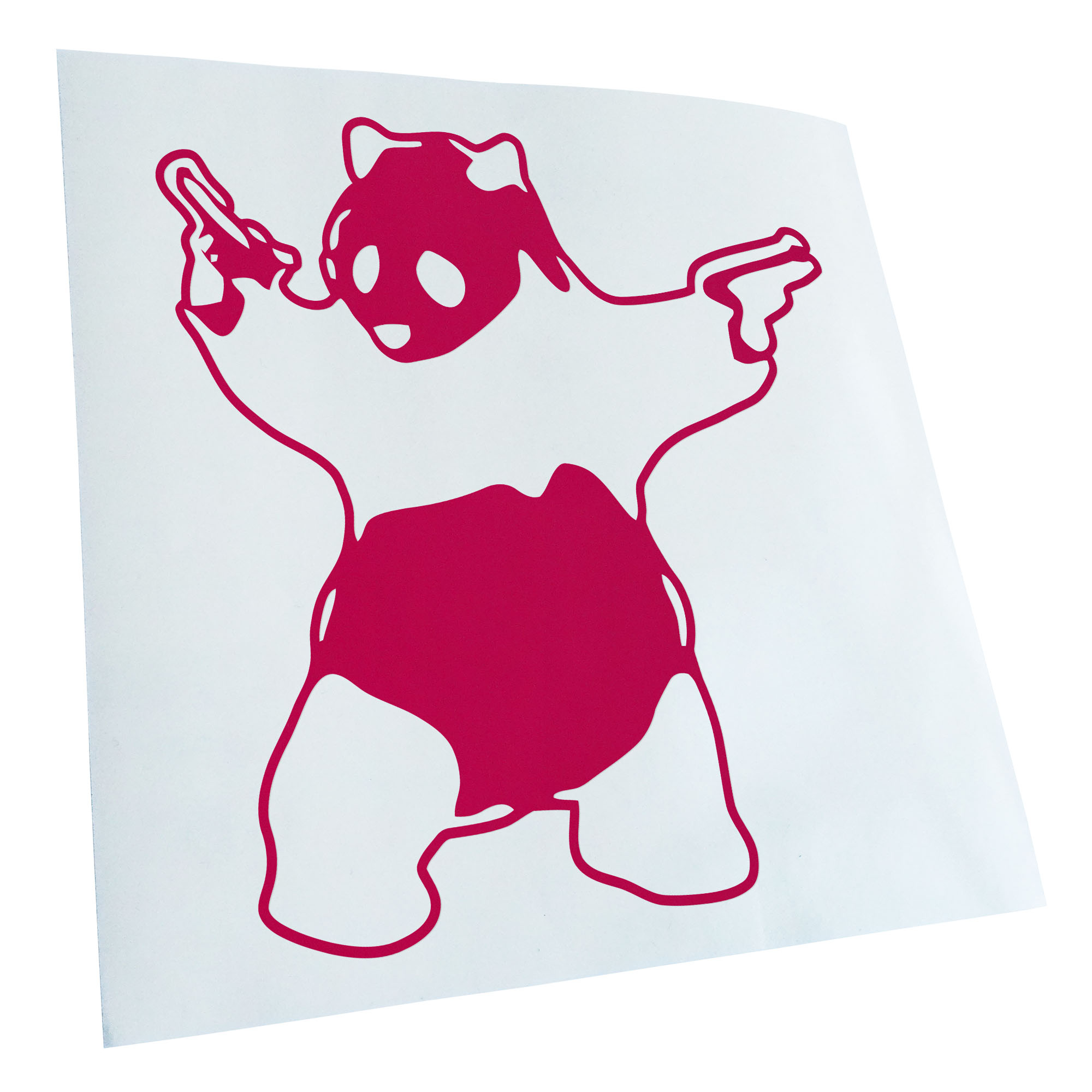 Autoaufkleber Panda with Guns Selbstklebend Fahrrad LKW - Picture 71 of 182