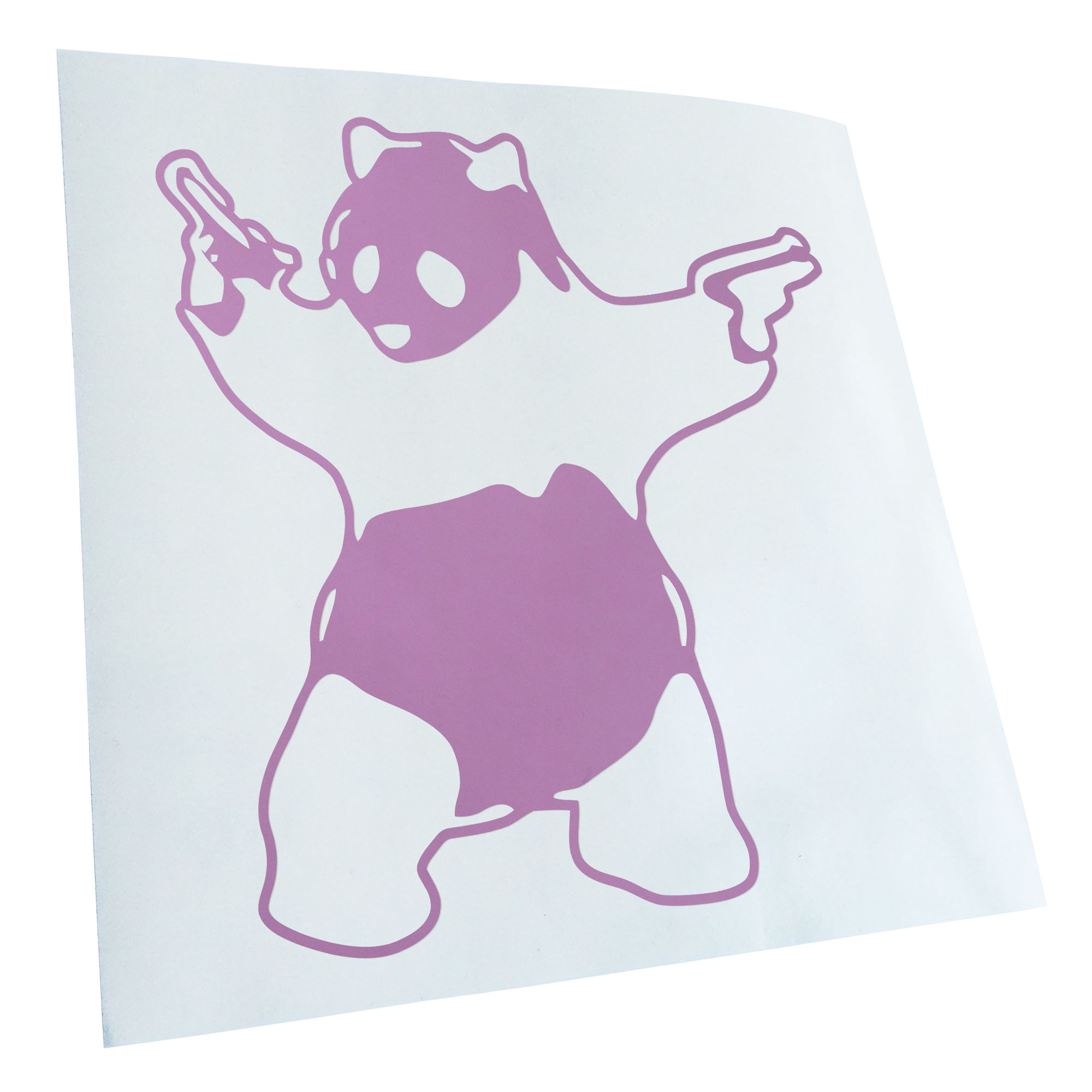 Autoaufkleber Panda with Guns Selbstklebend Fahrrad LKW - Picture 78 of 182