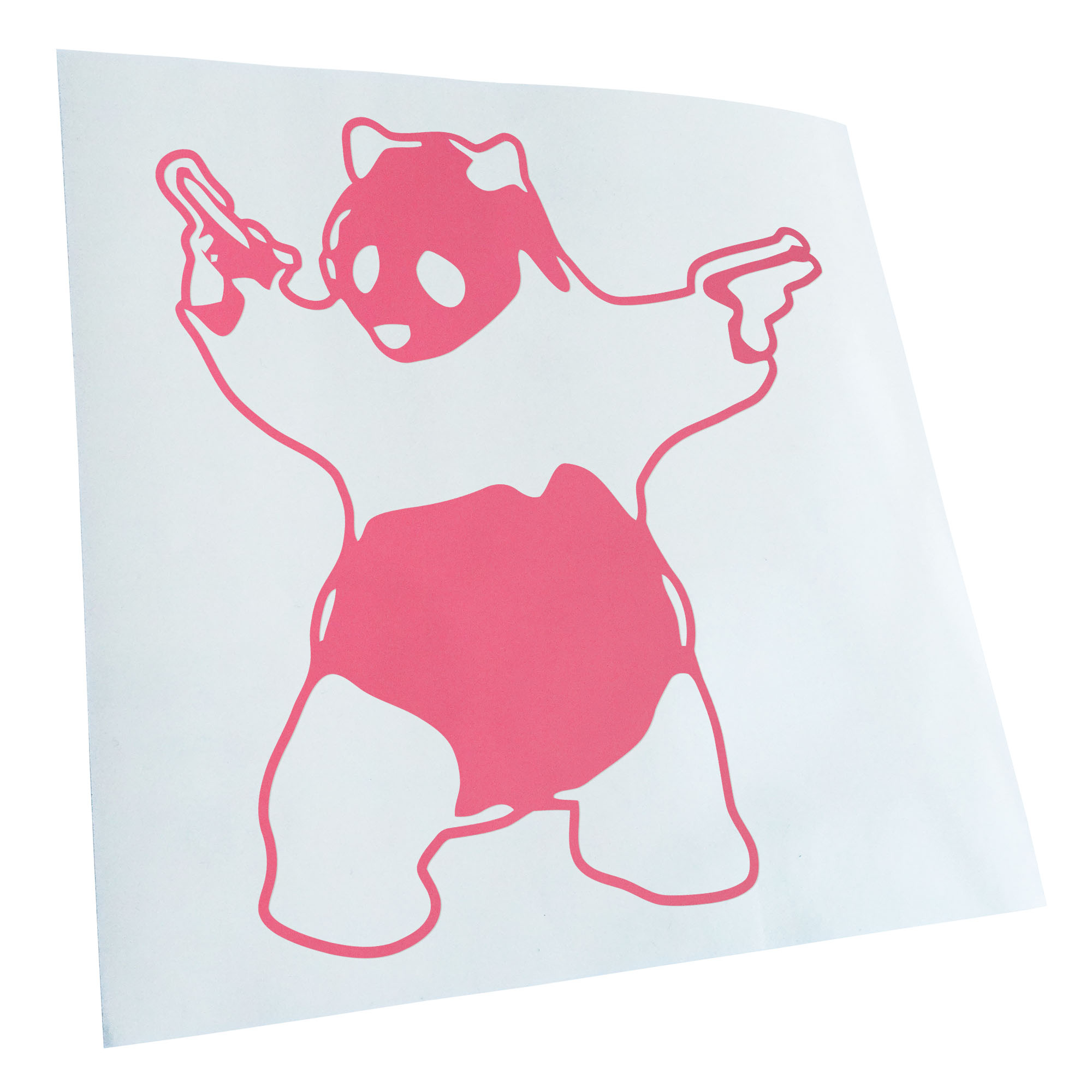 Autoaufkleber Panda with Guns Selbstklebend Fahrrad LKW - Picture 85 of 182