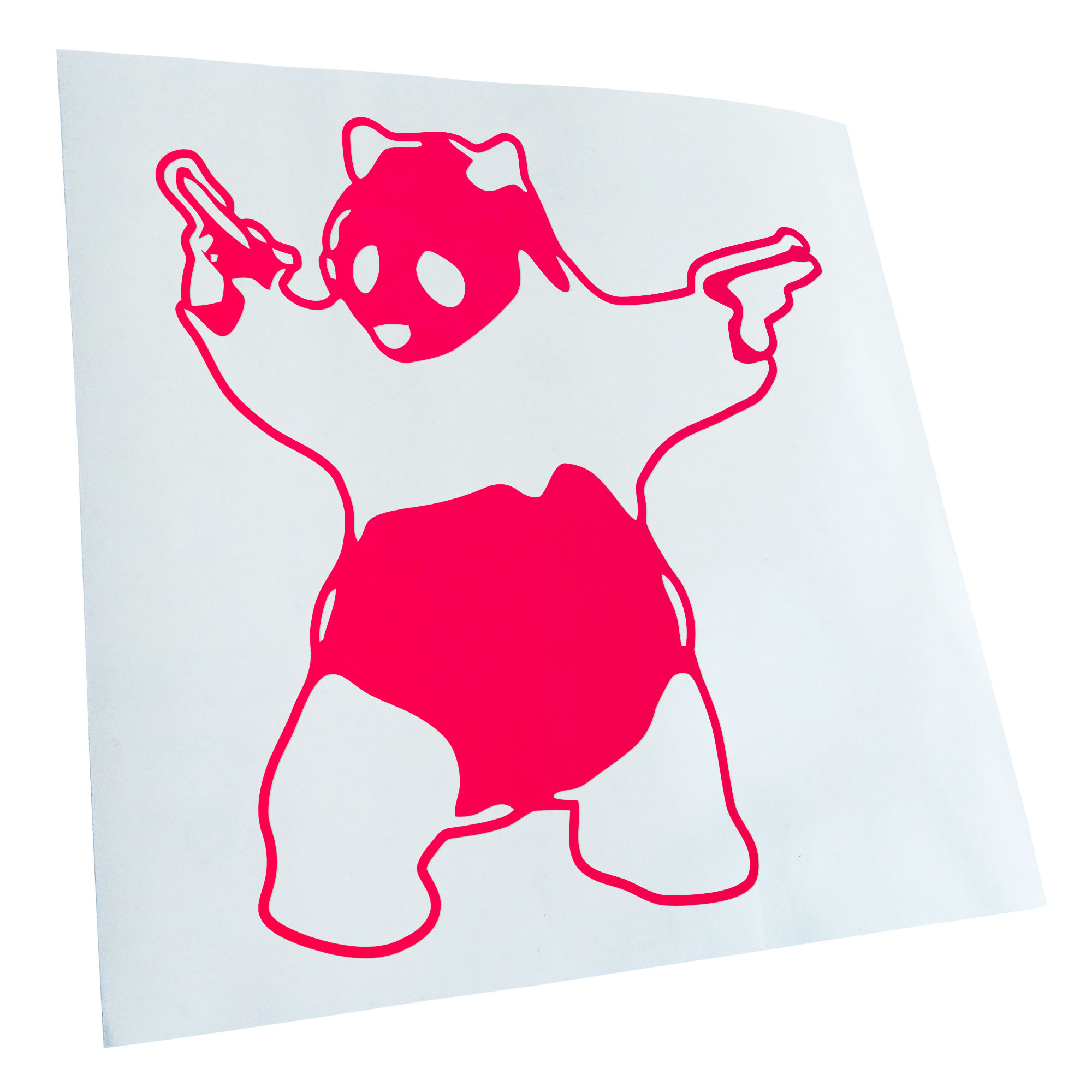 Autoaufkleber Panda with Guns Selbstklebend Fahrrad LKW - Picture 92 of 182