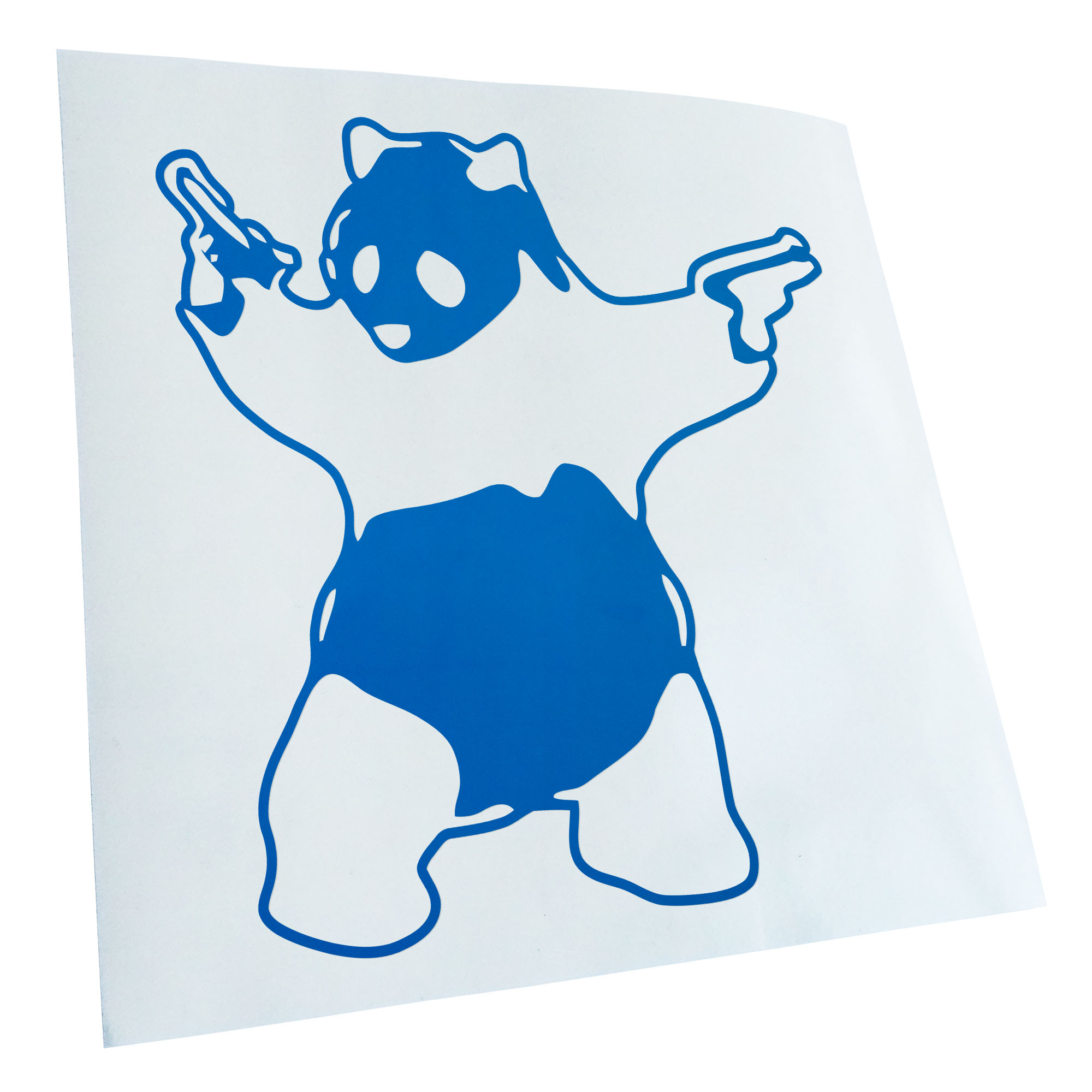 Autoaufkleber Panda with Guns Selbstklebend Fahrrad LKW - Picture 99 of 182