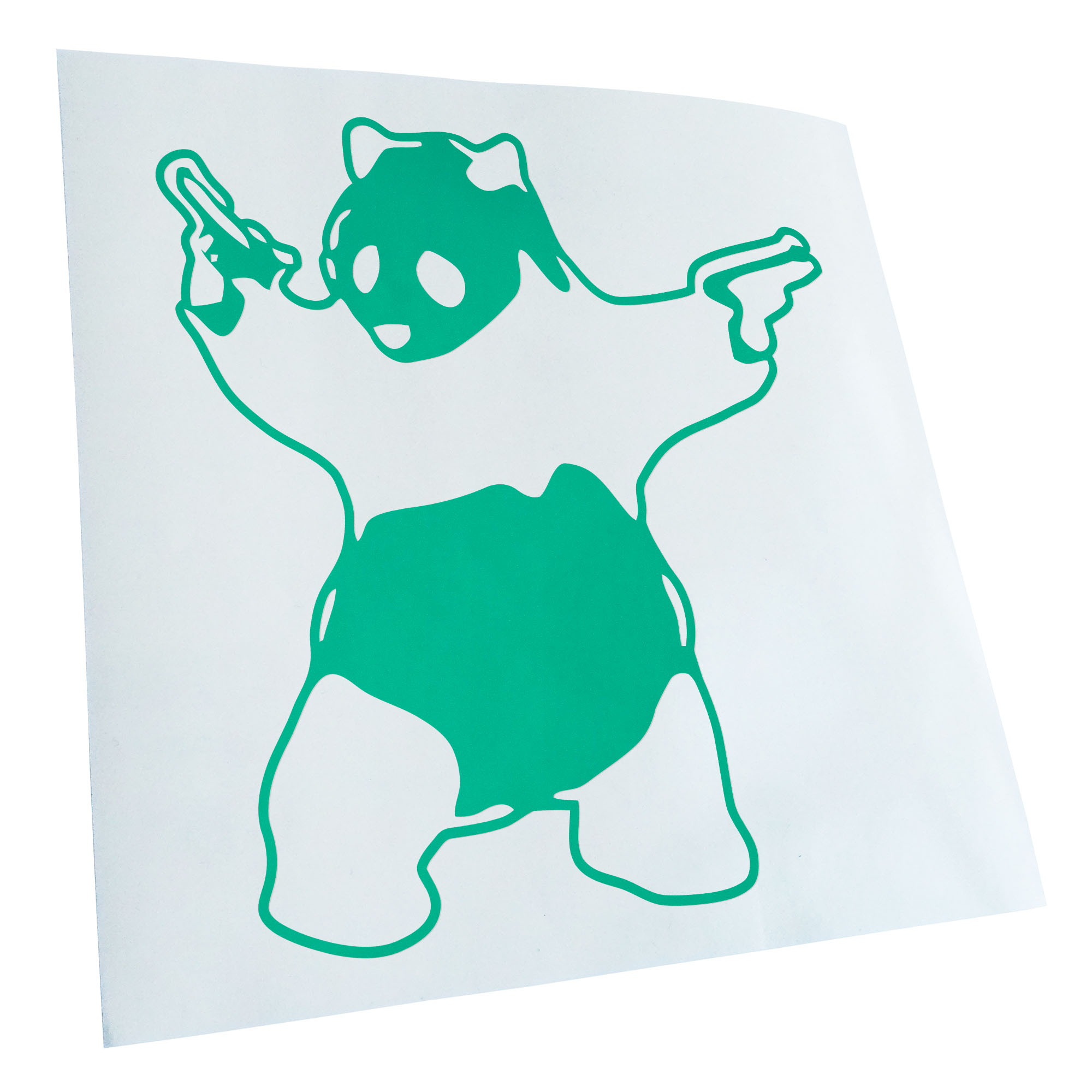 Autoaufkleber Panda with Guns Selbstklebend Fahrrad LKW - Picture 106 of 182