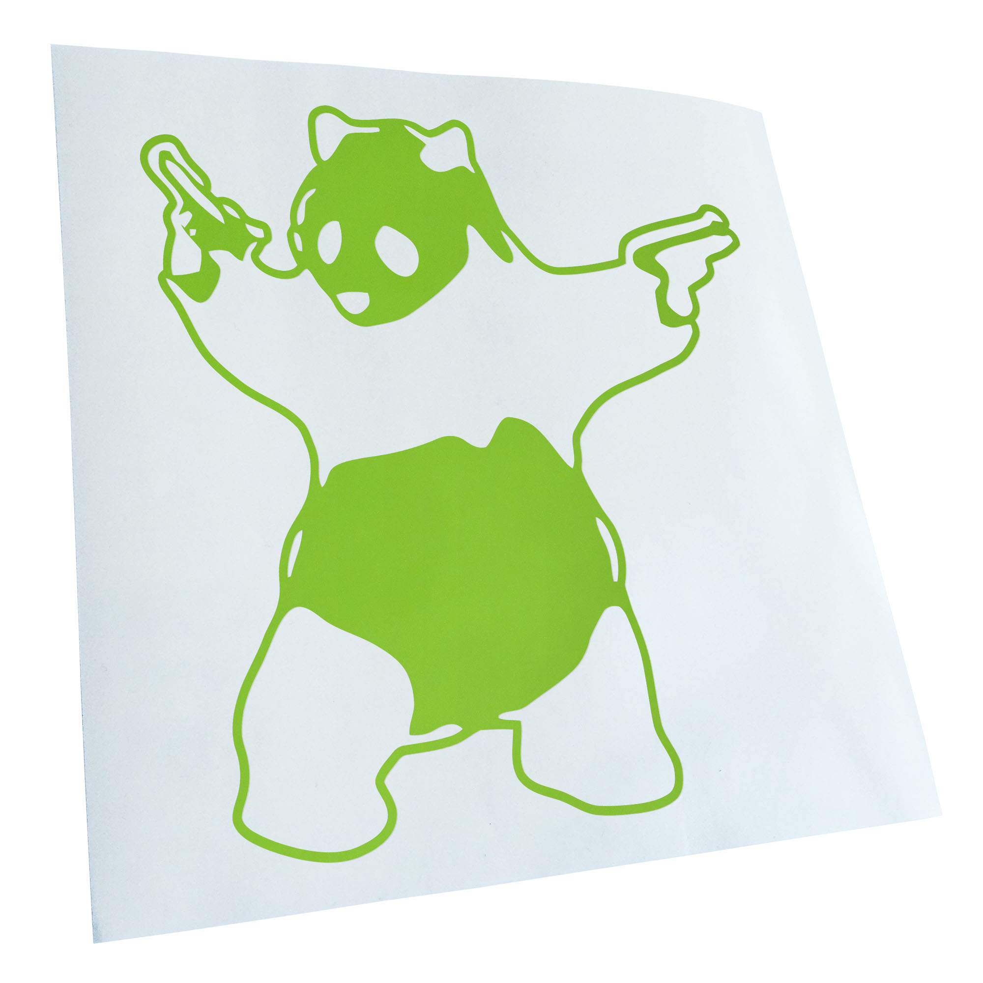 Autoaufkleber Panda with Guns Selbstklebend Fahrrad LKW - Picture 120 of 182