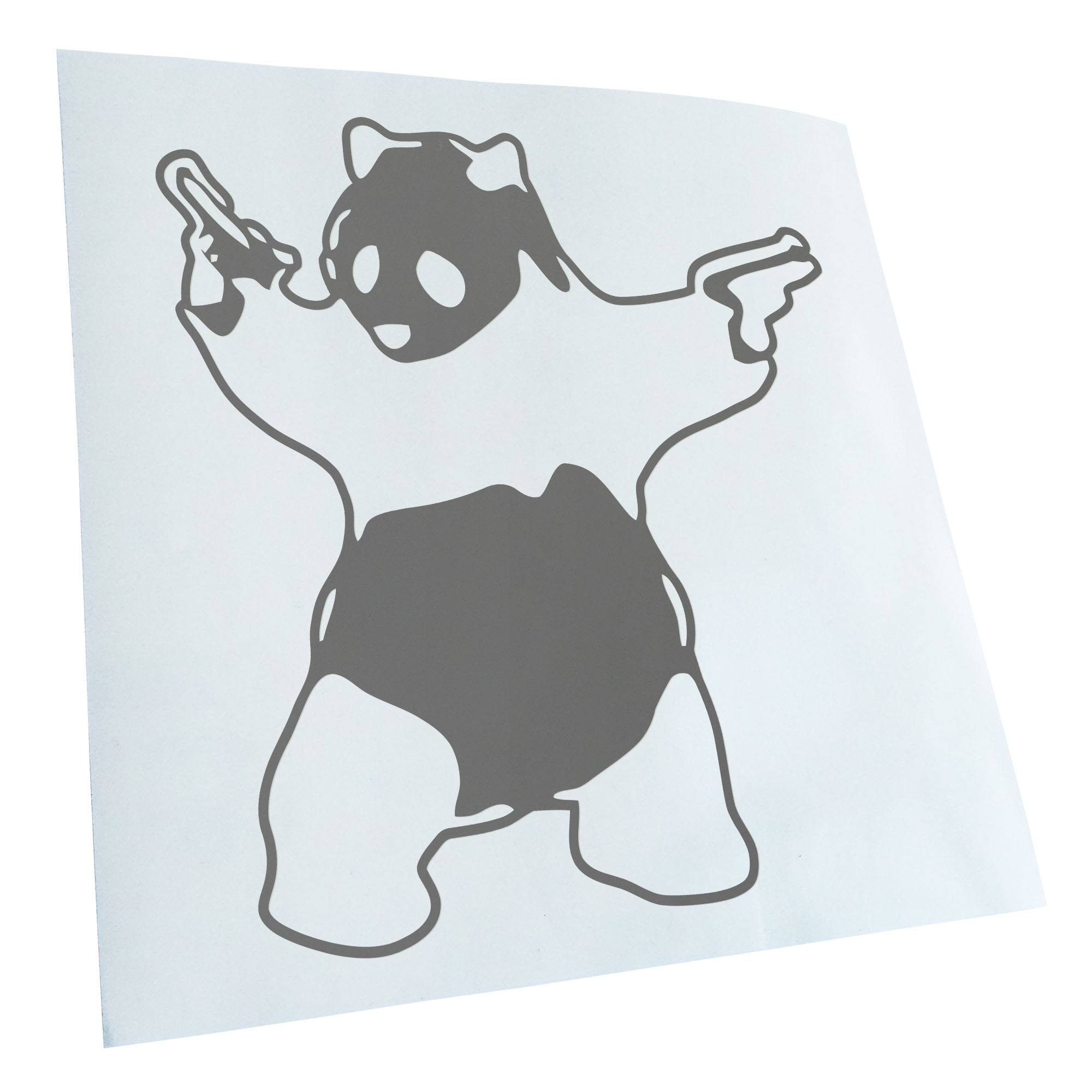 Autoaufkleber Panda with Guns Selbstklebend Fahrrad LKW - Picture 141 of 182