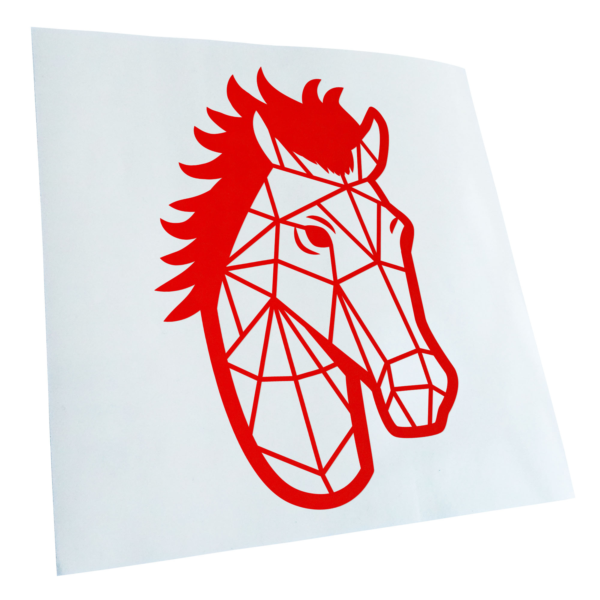 Aufkleber Polygon Pferd Stute Tier Art Selbstklebend Fahrrad LKW - Picture 50 of 182