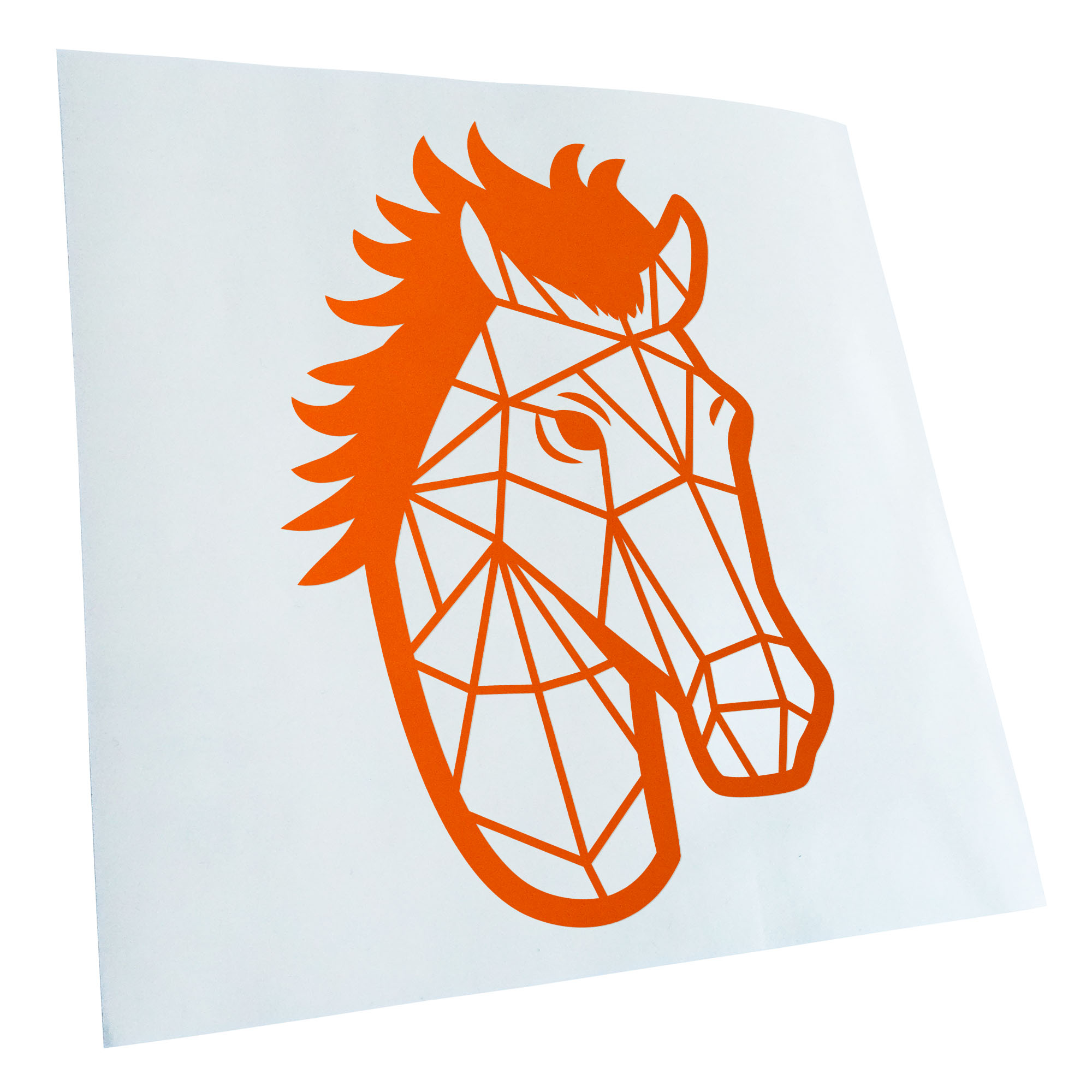 Aufkleber Polygon Pferd Stute Tier Art Selbstklebend Fahrrad LKW - Picture 57 of 182