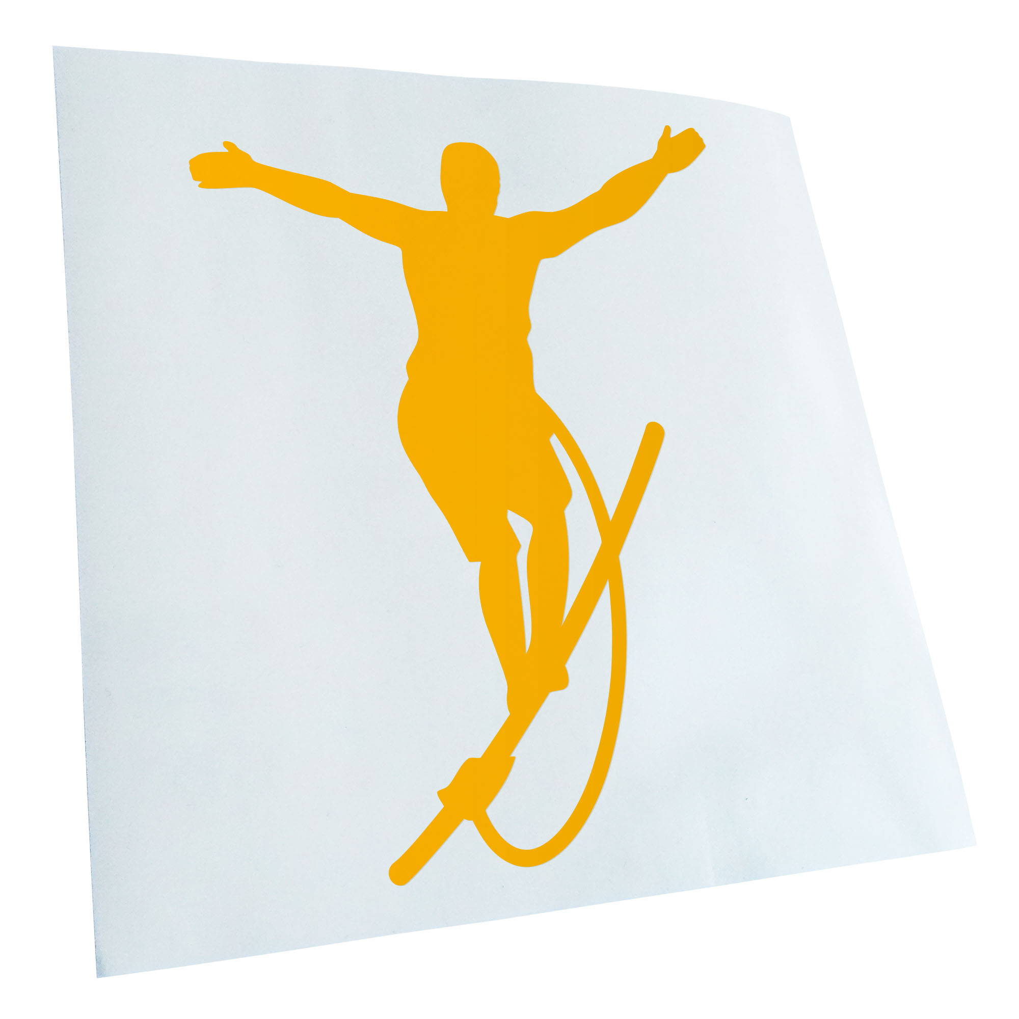 Autoaufkleber Seiltanz laufen Sport Figur Selbstklebend Auto Fahrrad LKW - Picture 29 of 182