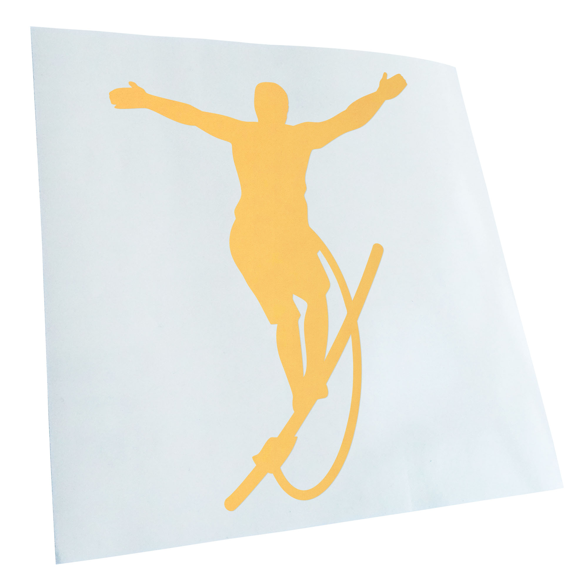 Autoaufkleber Seiltanz laufen Sport Figur Selbstklebend Auto Fahrrad LKW - Picture 36 of 182