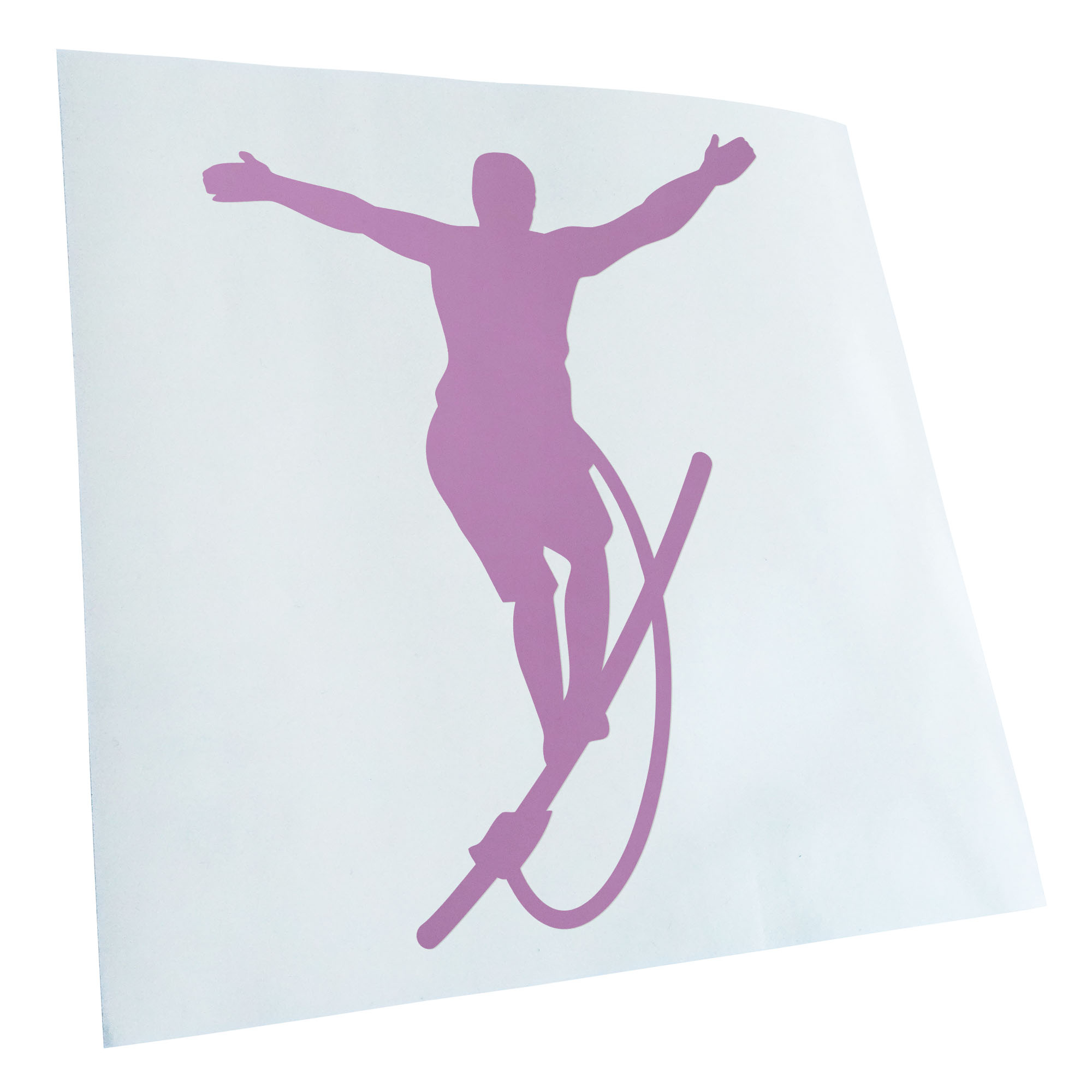 Autoaufkleber Seiltanz laufen Sport Figur Selbstklebend Auto Fahrrad LKW - Picture 78 of 182