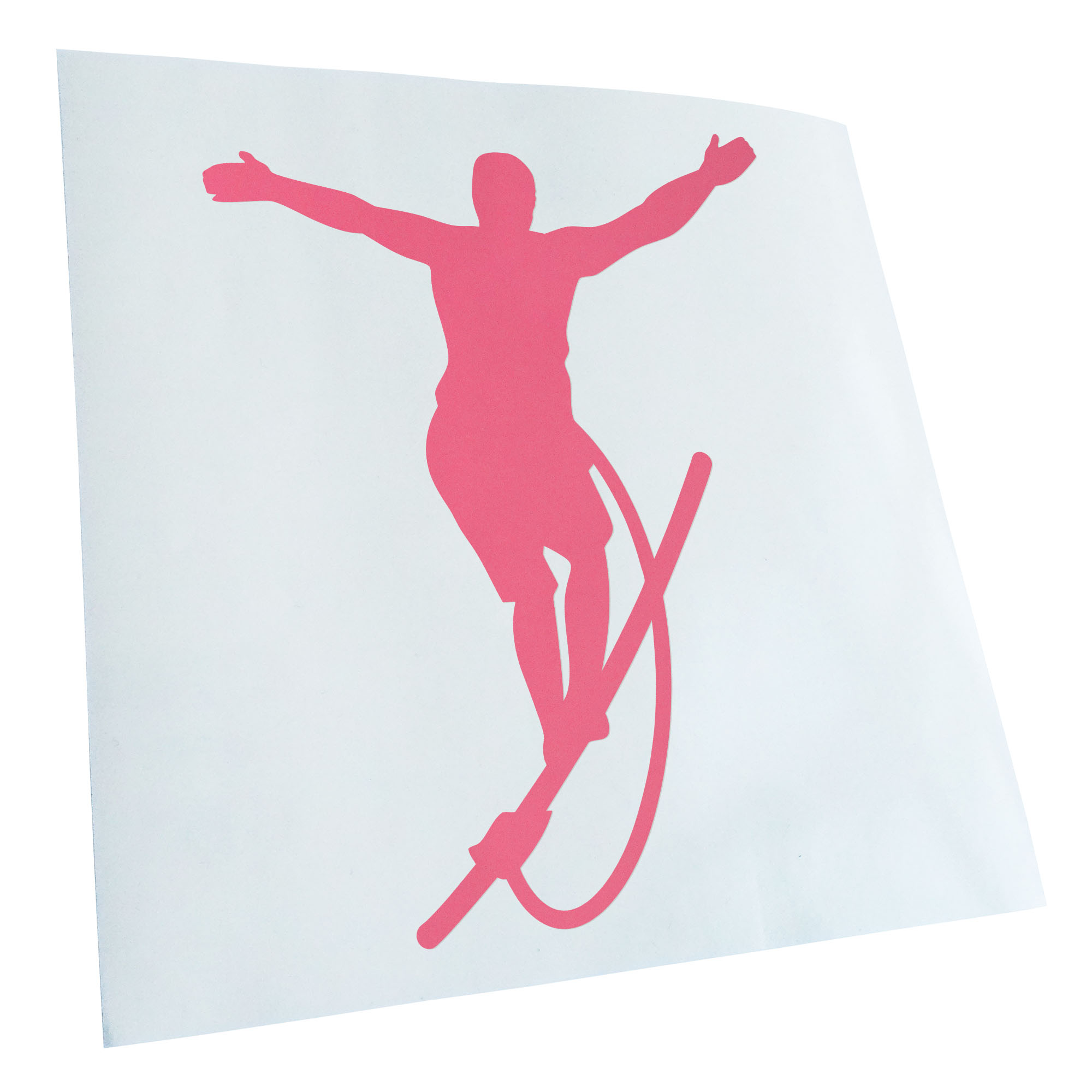 Autoaufkleber Seiltanz laufen Sport Figur Selbstklebend Auto Fahrrad LKW - Picture 85 of 182