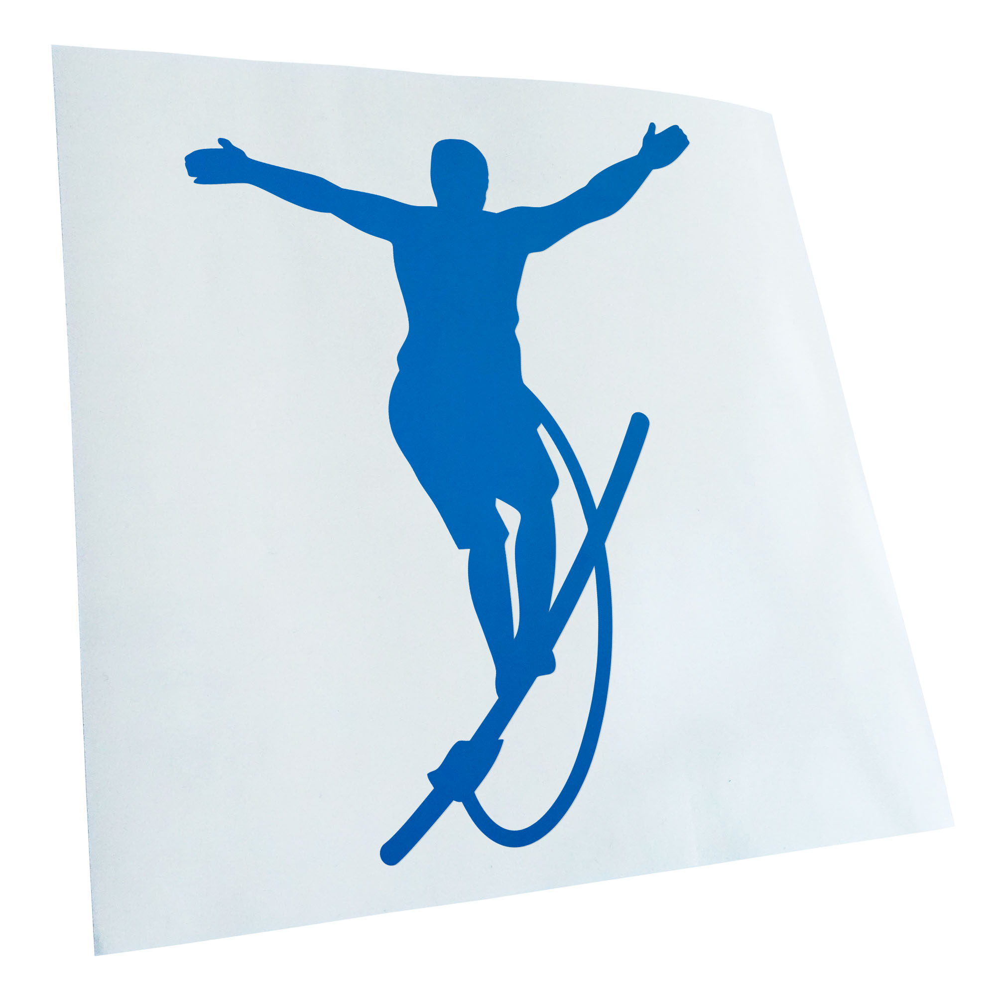 Autoaufkleber Seiltanz laufen Sport Figur Selbstklebend Auto Fahrrad LKW - Picture 99 of 182