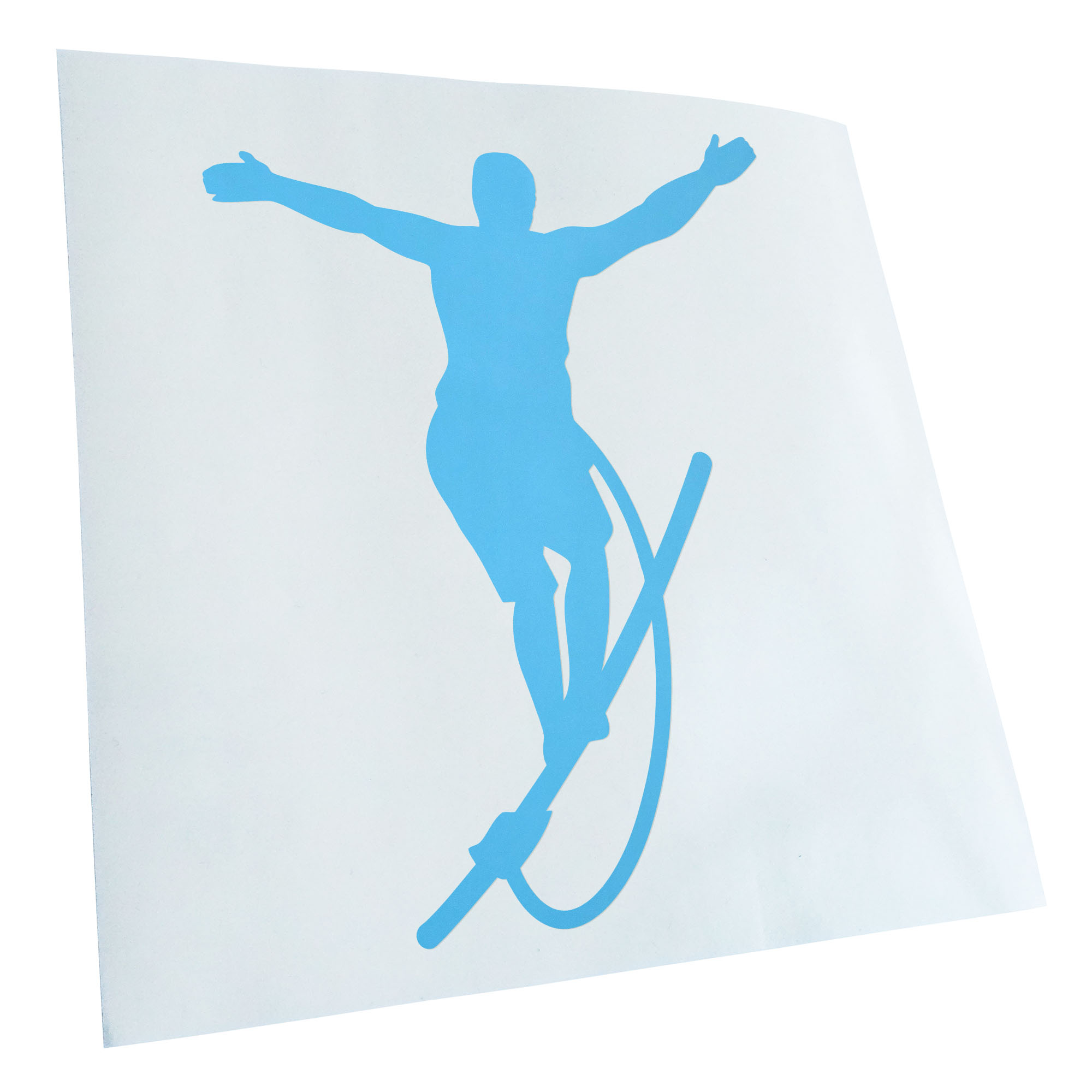 Autoaufkleber Seiltanz laufen Sport Figur Selbstklebend Auto Fahrrad LKW - Picture 113 of 182