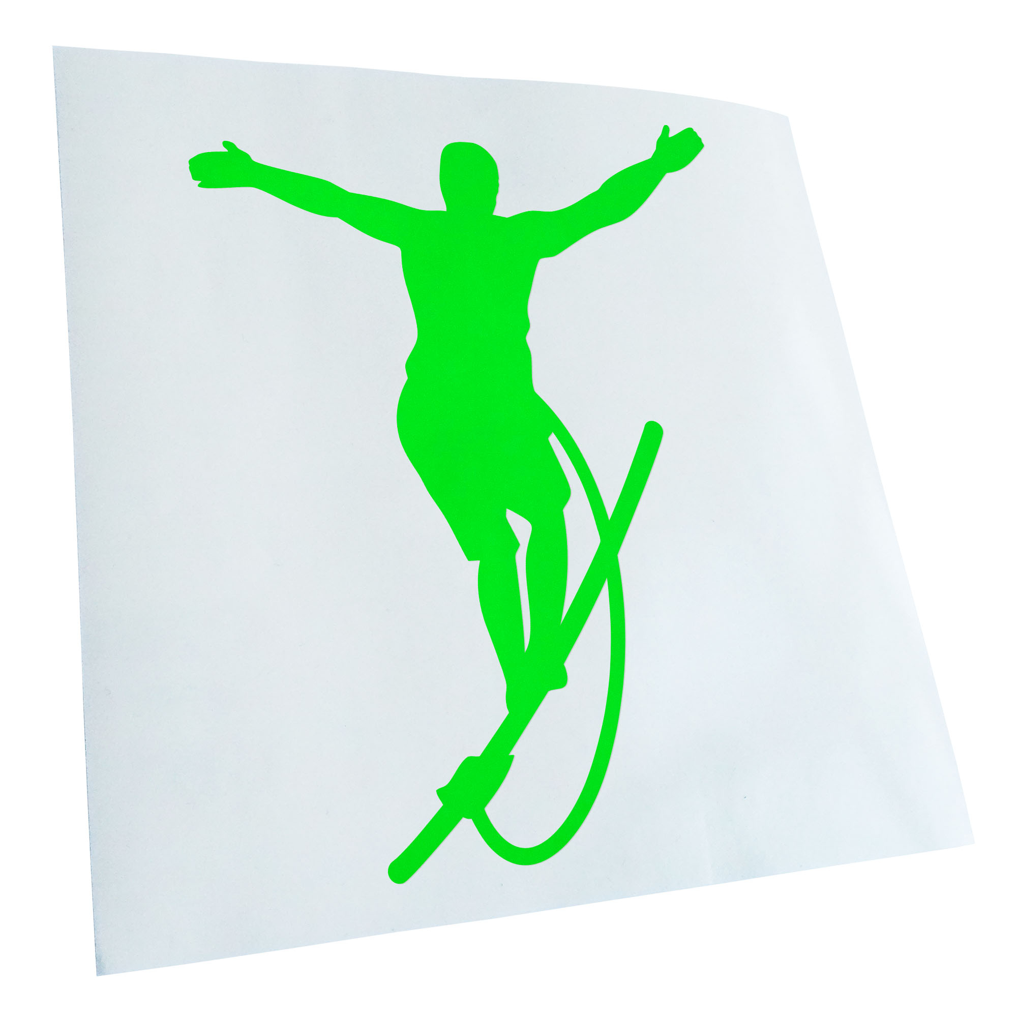 Autoaufkleber Seiltanz laufen Sport Figur Selbstklebend Auto Fahrrad LKW - Picture 127 of 182