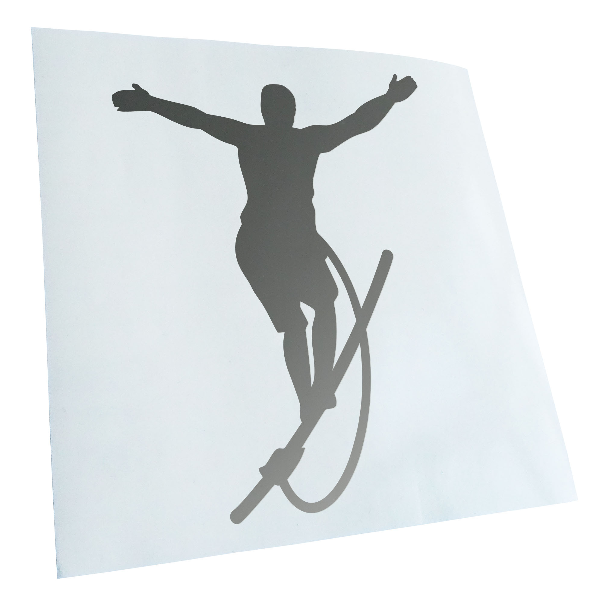 Autoaufkleber Seiltanz laufen Sport Figur Selbstklebend Auto Fahrrad LKW - Picture 162 of 182