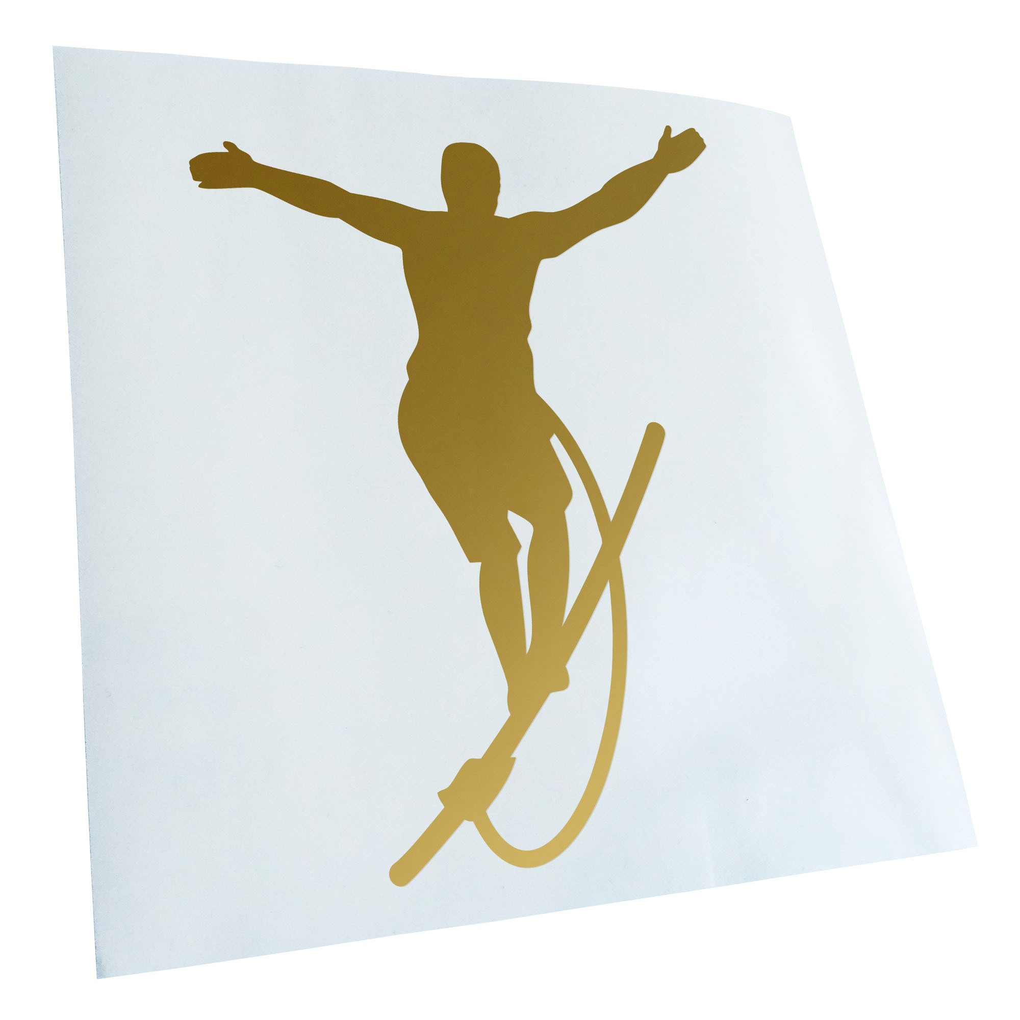 Autoaufkleber Seiltanz laufen Sport Figur Selbstklebend Auto Fahrrad LKW - Picture 169 of 182