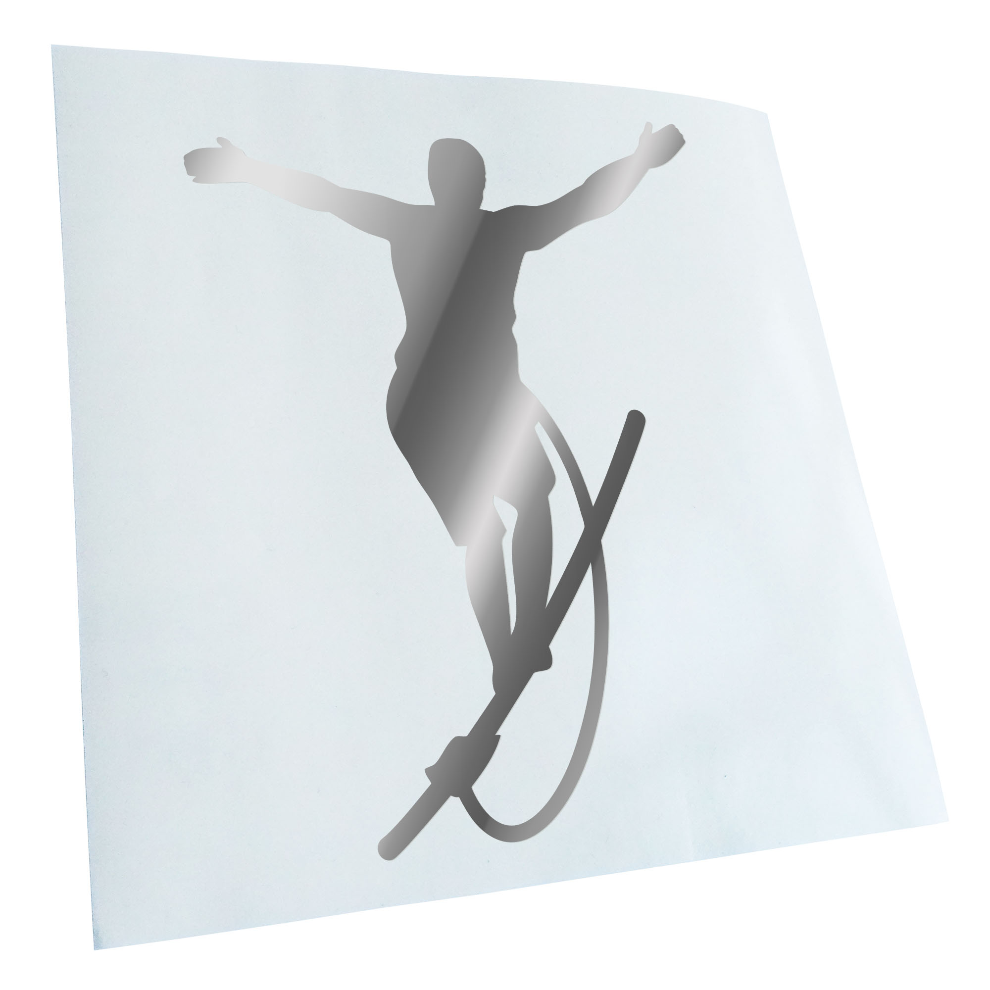 Autoaufkleber Seiltanz laufen Sport Figur Selbstklebend Auto Fahrrad LKW - Picture 176 of 182