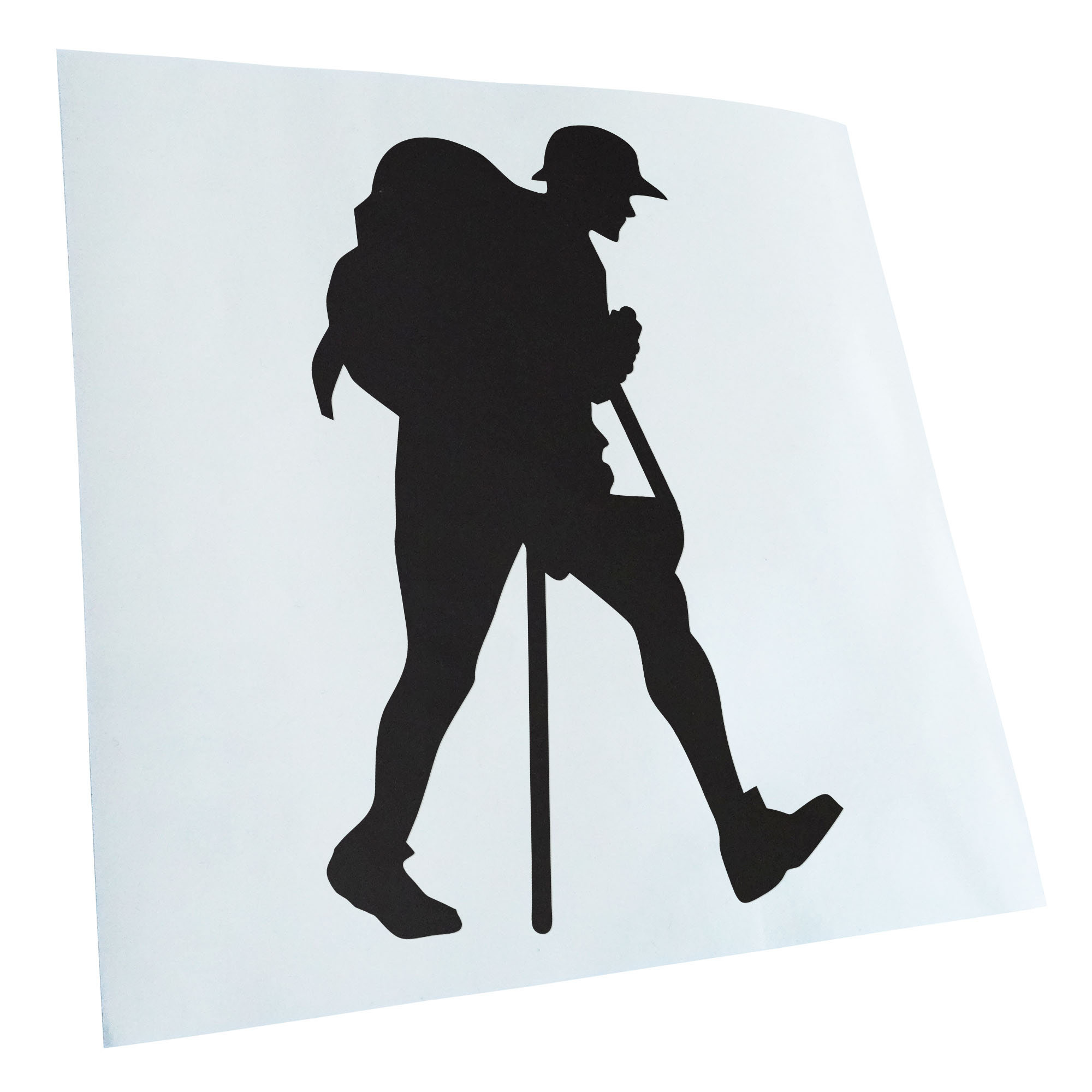 Autoaufkleber Wandern Trekking Figur Selbstklebend Auto Fahrrad LKW - Picture 15 of 182