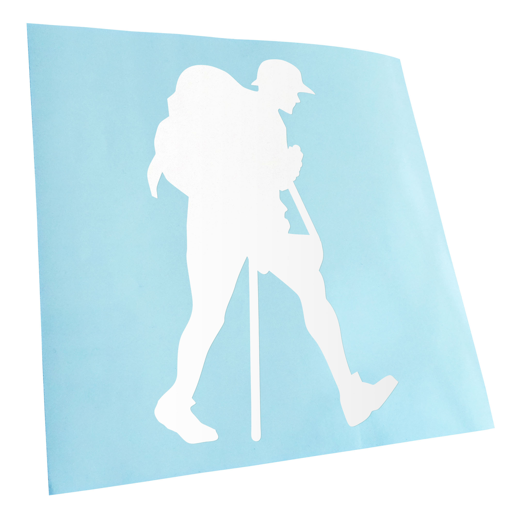 Autoaufkleber Wandern Trekking Figur Selbstklebend Auto Fahrrad LKW - Picture 22 of 182