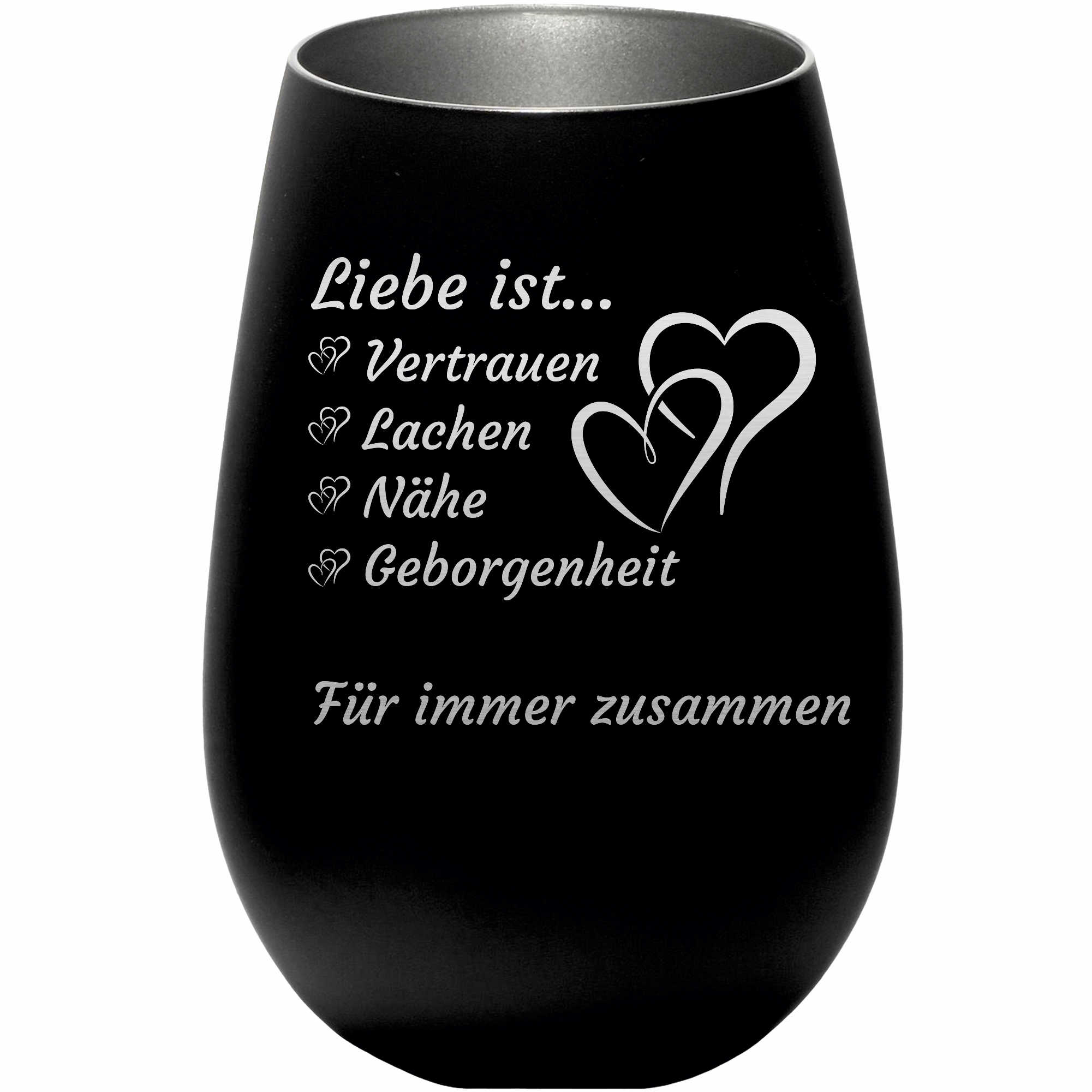 Windlicht - Teelichthalter - Valentinstag - Jahrestag - Gravur - Liebe - 34 - Picture 4 of 15