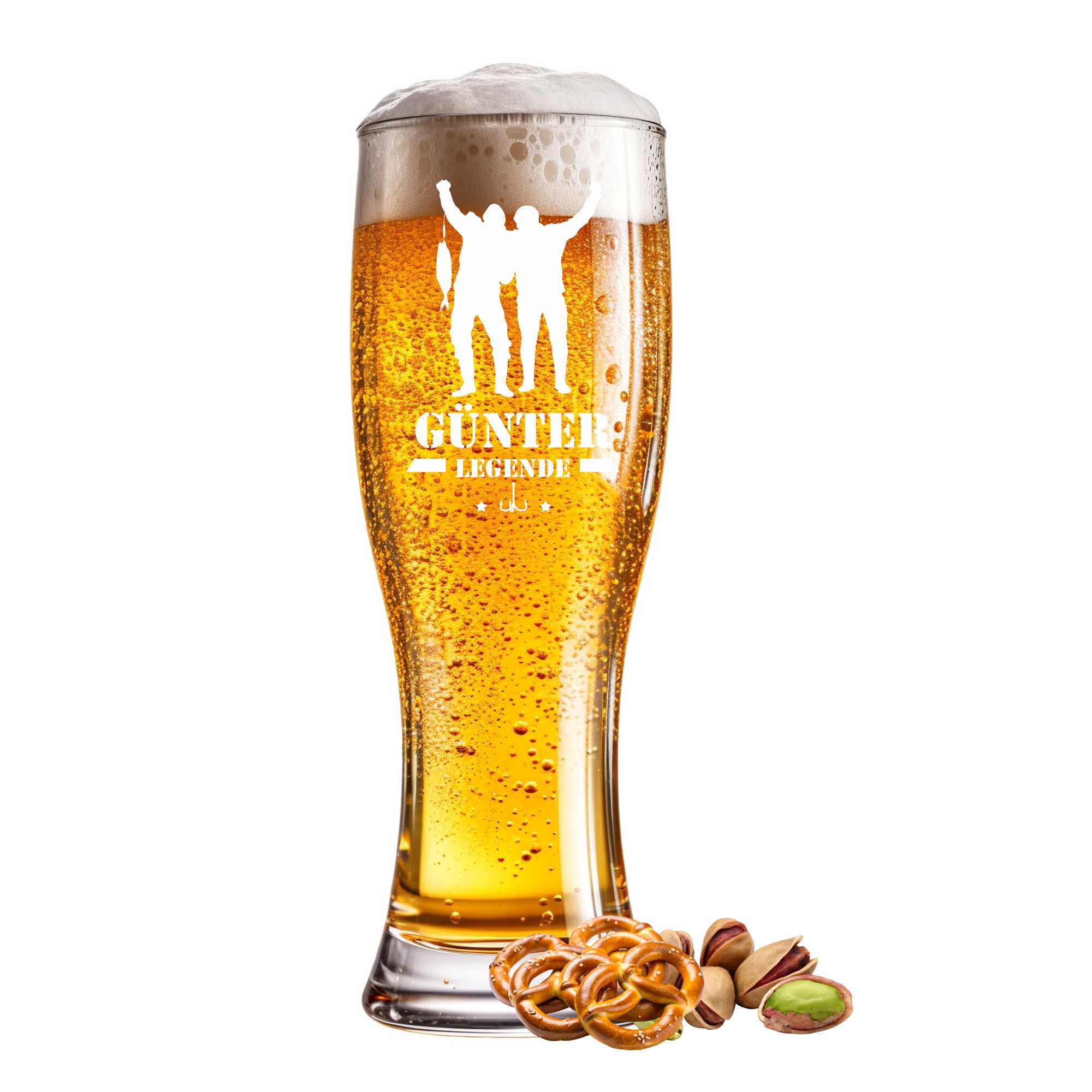 Weizenglas graviert Wunschname 0,5l mit Jahr Individuelles Bierglas - Picture 9 of 48