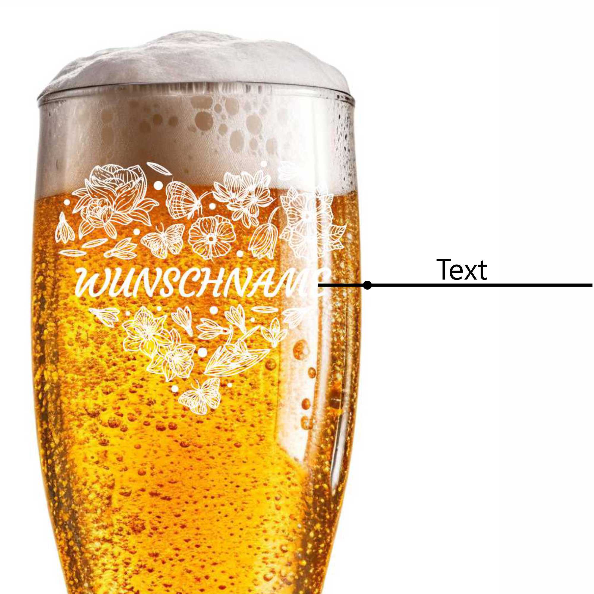 Verre À Bière Gravé Mariage 0,5L Avec Texte Personnalisé Nom Année Ou Citation - Picture 32 of 112