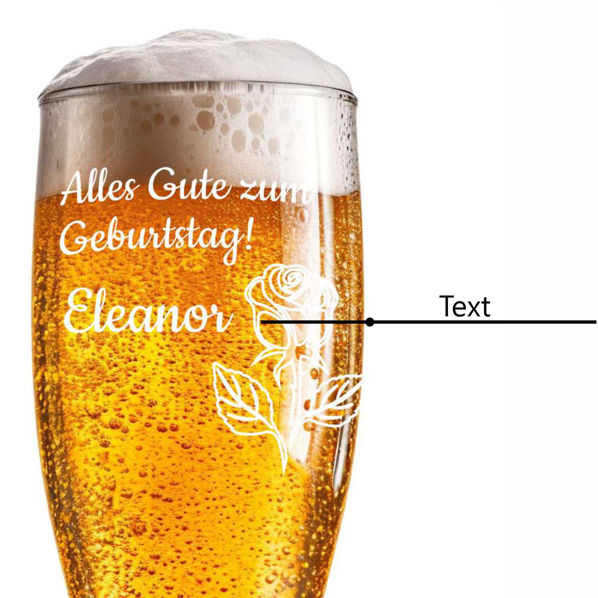 Verre À Bière Gravé Mariage 0,5L Avec Texte Personnalisé Nom Année Ou Citation - Picture 72 of 112