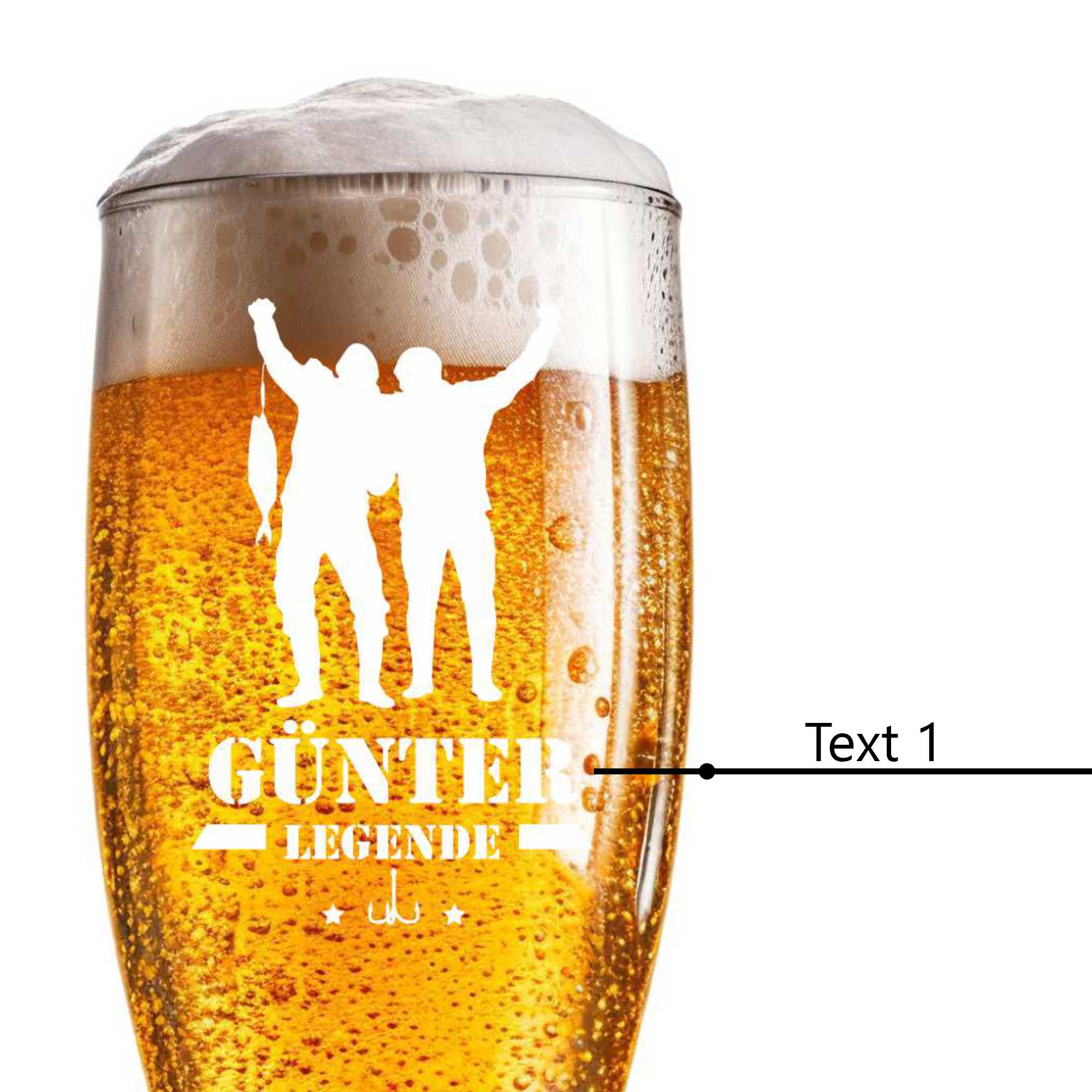 Weizenglas graviert Wunschname 0,5l mit Jahr Individuelles Bierglas - Picture 16 of 48