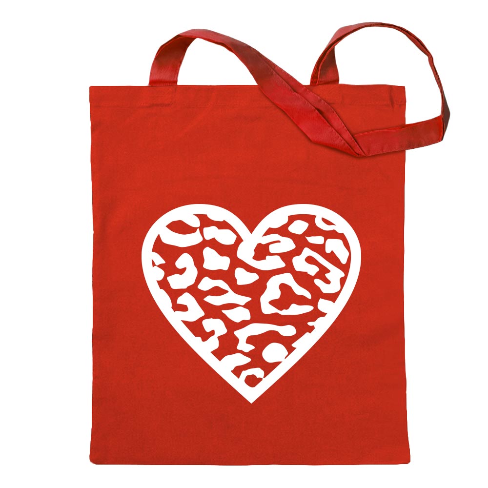 Leopard Tragetasche Baumwolltasche Stoffbeutel langer Henkel - Picture 50 of 91