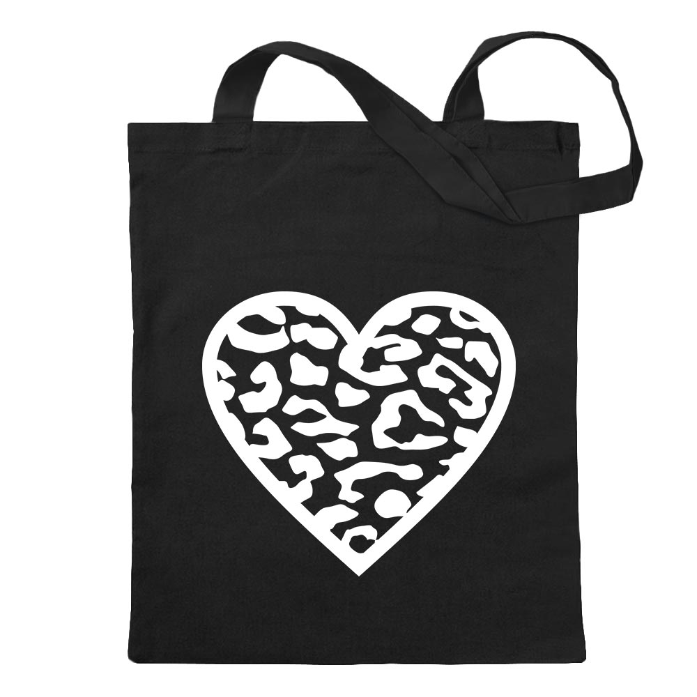 Leopard Tragetasche Baumwolltasche Stoffbeutel langer Henkel - Picture 64 of 91