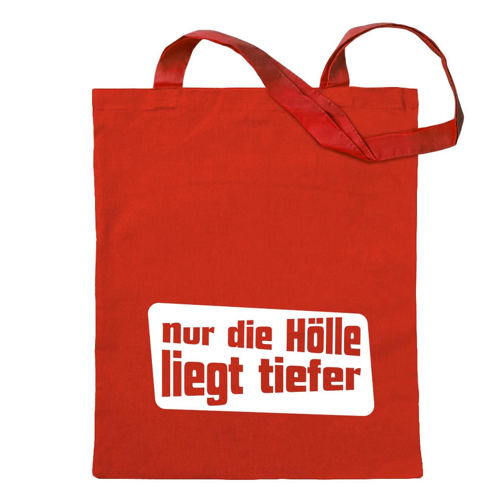 La Enfer Se Pose Profond Sac en Coton Toile Sac à Bandoulière Long Henke - Bild 10 von 15