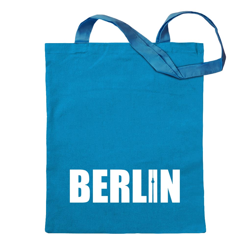 Berlin Inscription Sac en Coton Toile Sac à Bandoulière Long Anse - Picture 6 of 15