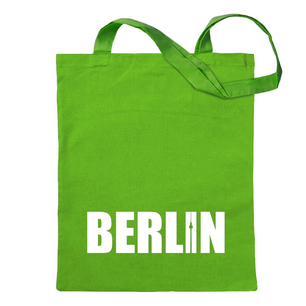 Berlin Inscription Sac en Coton Toile Sac à Bandoulière Long Anse - Picture 7 of 15