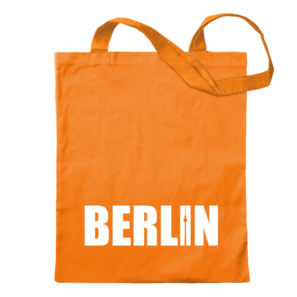 Berlin Inscription Sac en Coton Toile Sac à Bandoulière Long Anse - Picture 8 of 15